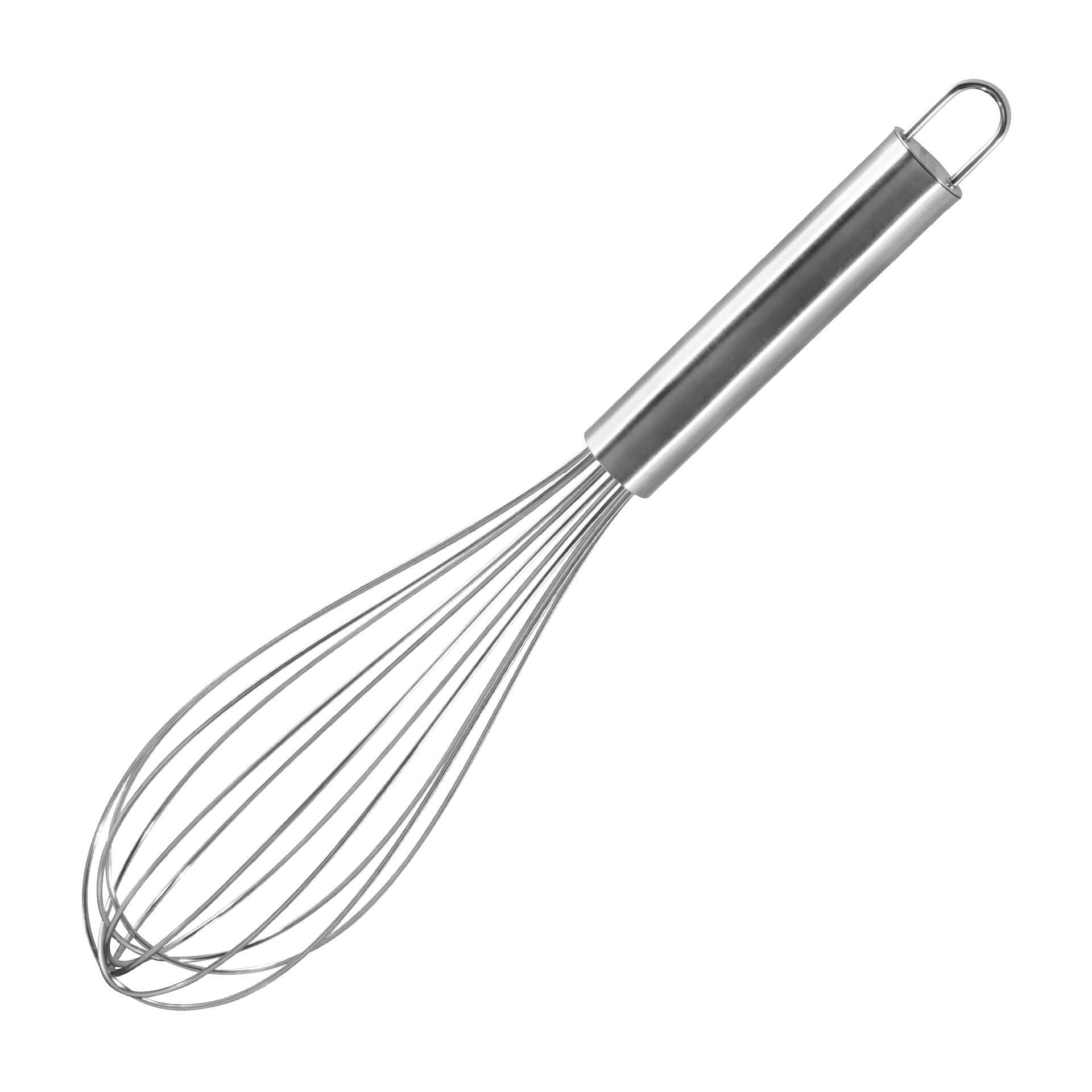 Fackelmann Schneebesen 26 cm, Ballonschneebesen aus Edelstahl, robuster Rührbesen mit stabilen Drähten (Farbe: Silber), Menge: 1 Stück 26,5 cm Single Angebot bei HelloDeals