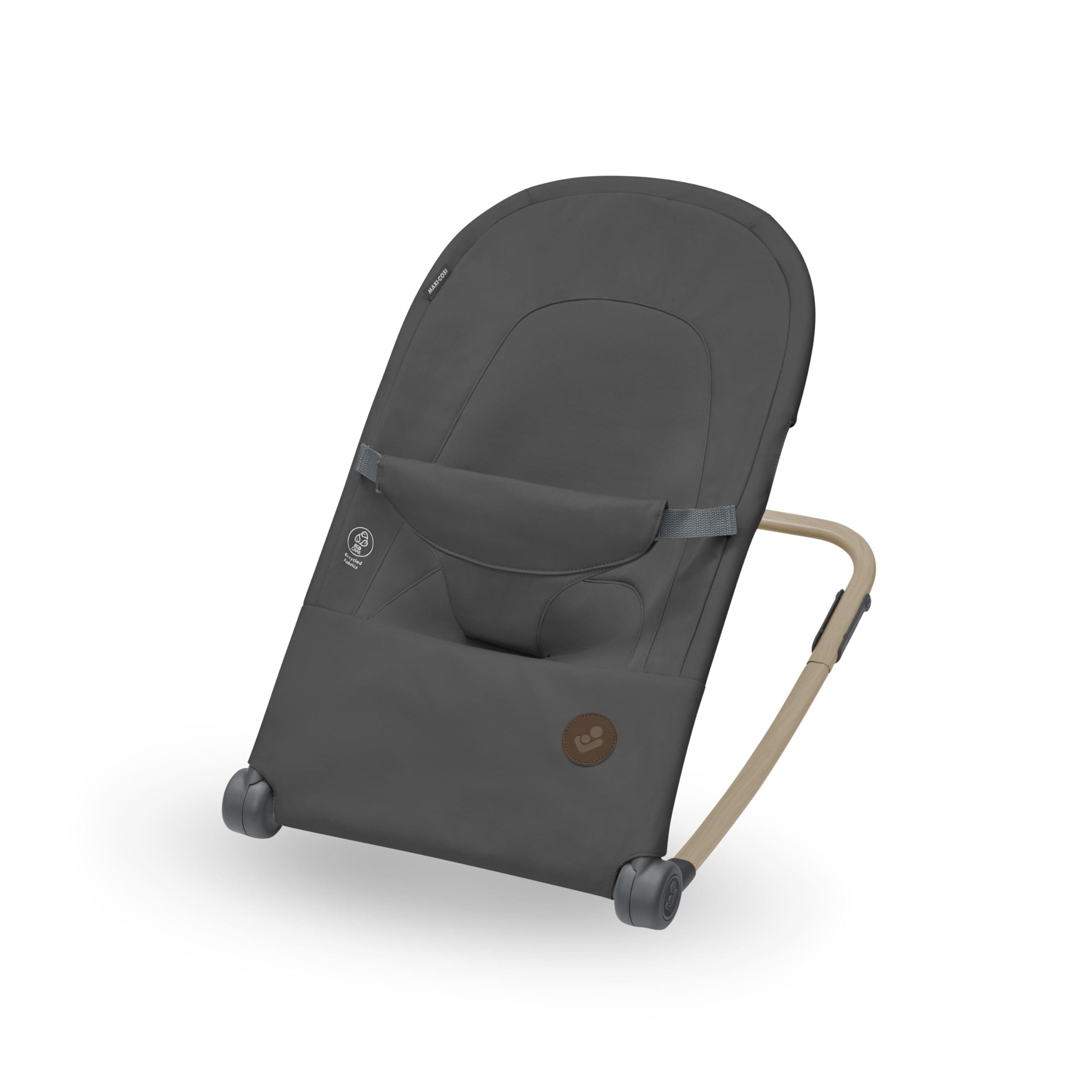 Maxi-Cosi Loa Babywippe, ultrakompakt zusammenklappbare, leichte, 2 Liegepositionen, tragbare, aus 100 % Recyclingmaterialien, 0 bis ca. 2 Jahre, 0–12 kg, Beyond Graphite Angebot bei HelloDeals