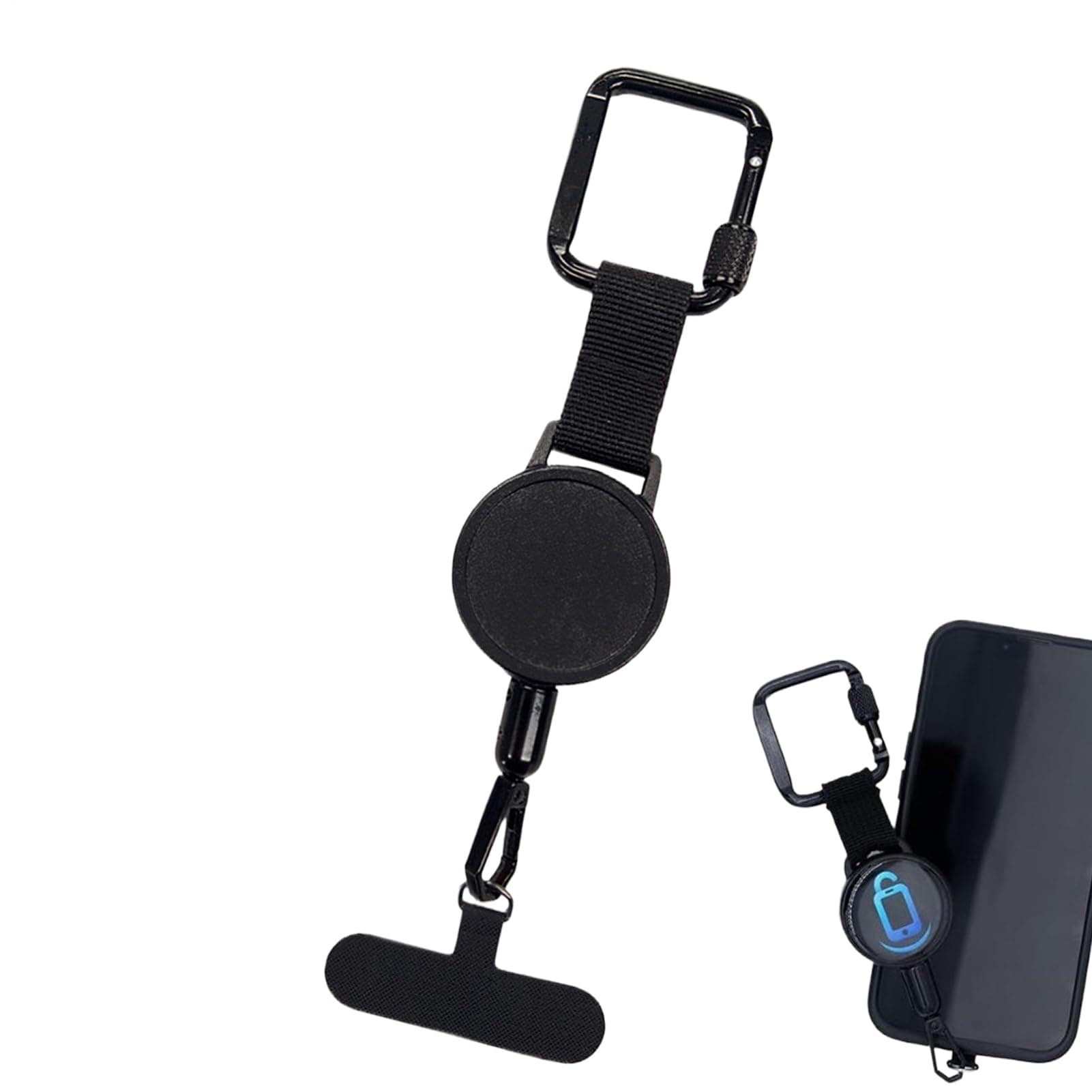 Handysicherung Outdoor Ausziehbar, Handy Diebstahlschutz Band, Einziehbare Handykette, Handyschlaufe Handgelenk, Anti Verlust Telefonband, Schlüsselanhänger, Für Outdoor Wandern, Radfahren, (1Stück) Angebot bei HelloDeals