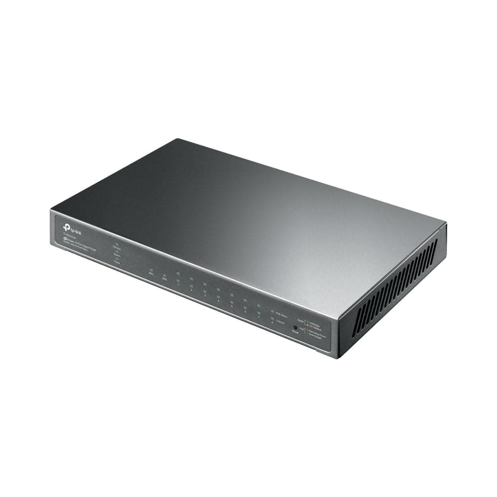 TP-Link 10-Port Smart Switch mit 8 PoE+ Ports (61 Watt, Zentrales Cloud-Management, In Omada-SDN integriert, IPv6-Unterstützung, Sicheres Netzwerk) Schwarz T1500G-10PS(TL-SG2210P) Angebot bei HelloDeals