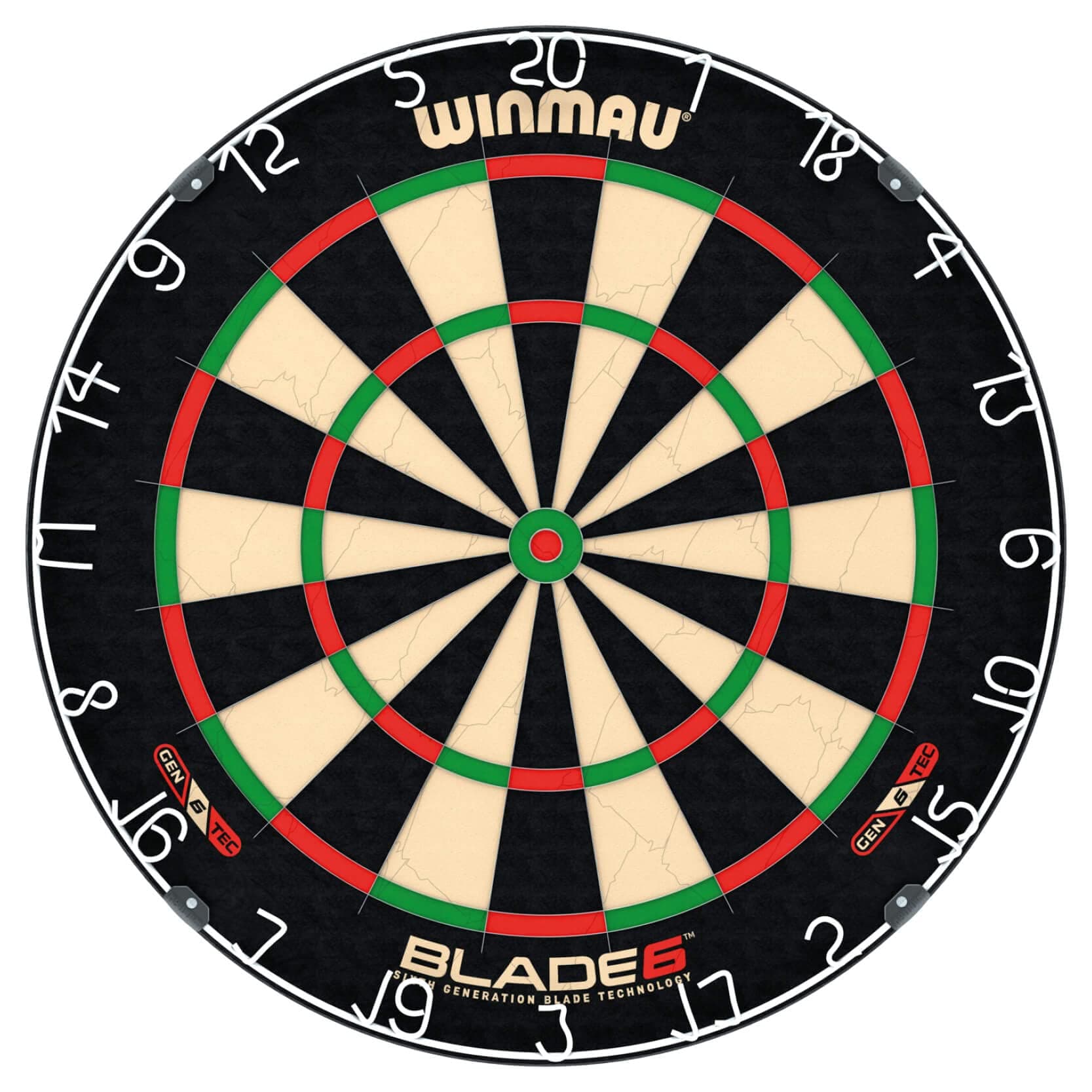 WINMAU Dartscheibe - Blade 6 Dartscheibe | Blade 6 Bündel - Professionelles PDC-Dartboard mit Offiziellen Turnierspezifikationen für Darts-Enthusiasten Angebot bei HelloDeals