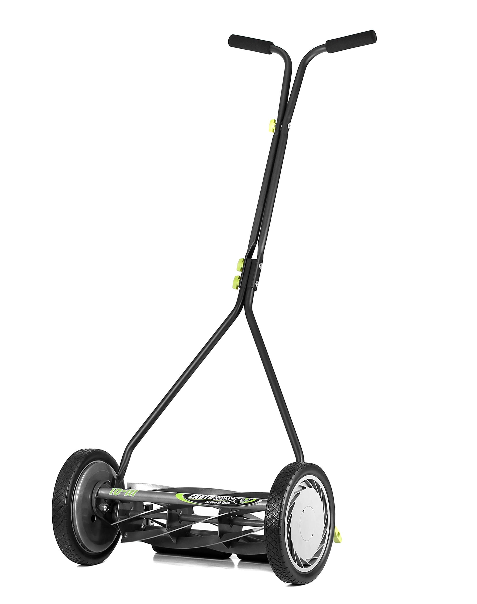 Earthwise Spindelmäher 1715-16EWG, 7 Klingen, 16" mit Fangkorb, Grau/Silber/Grün 16", 7-blade Angebot bei HelloDeals