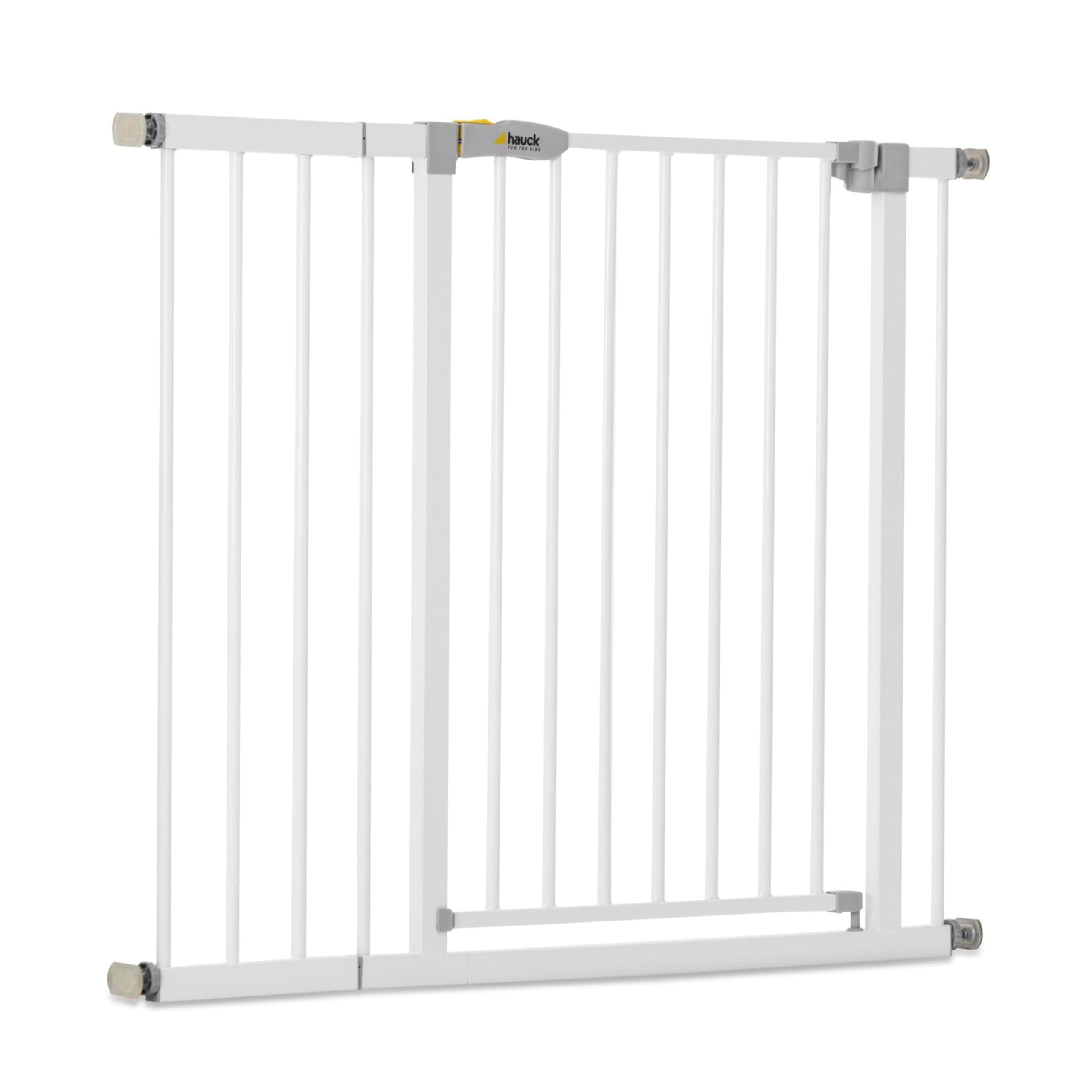 hauck Open N Stop KD + 21 cm Verlängerung, Weiß - Schutzgitter für Türen & Treppen, Breite Verstellbar 96-101 cm, 77 cm Hoch, ohne Bohren, für Kinder & Hunde, Einhändiges Öffnen in beide Richtungen 96 - 101 cm Angebot bei HelloDeals