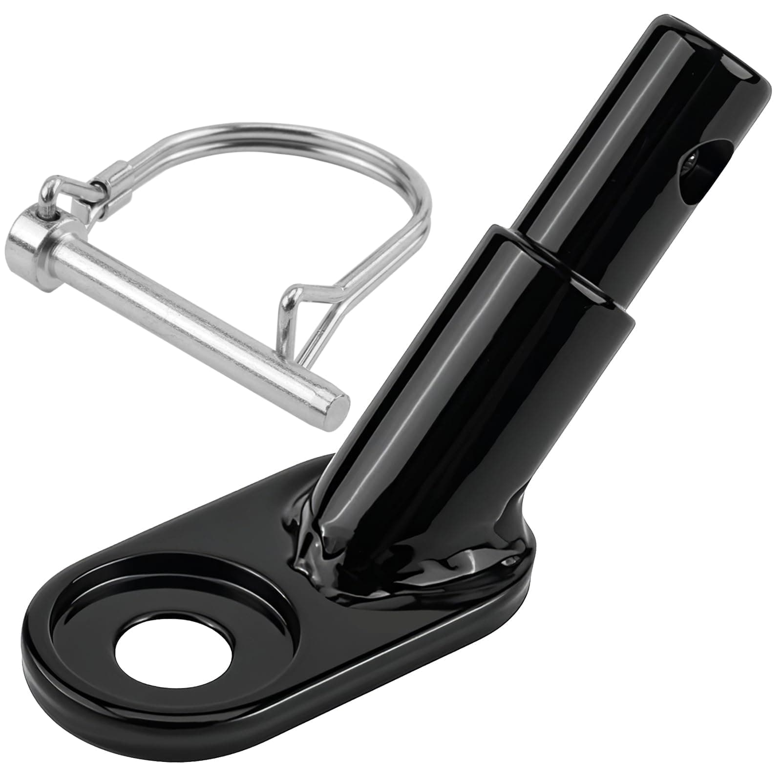 Kupplung Fahrradanhänger, 1 Stück mit Sicherungsstift aus legiertem Stahl, anhängerkupplung Fahrrad fahrradanhänger Kupplung Adapter fahrradanhänger für kinderanhänger hundeanhänger e-Bike kompatibel Angebot bei HelloDeals