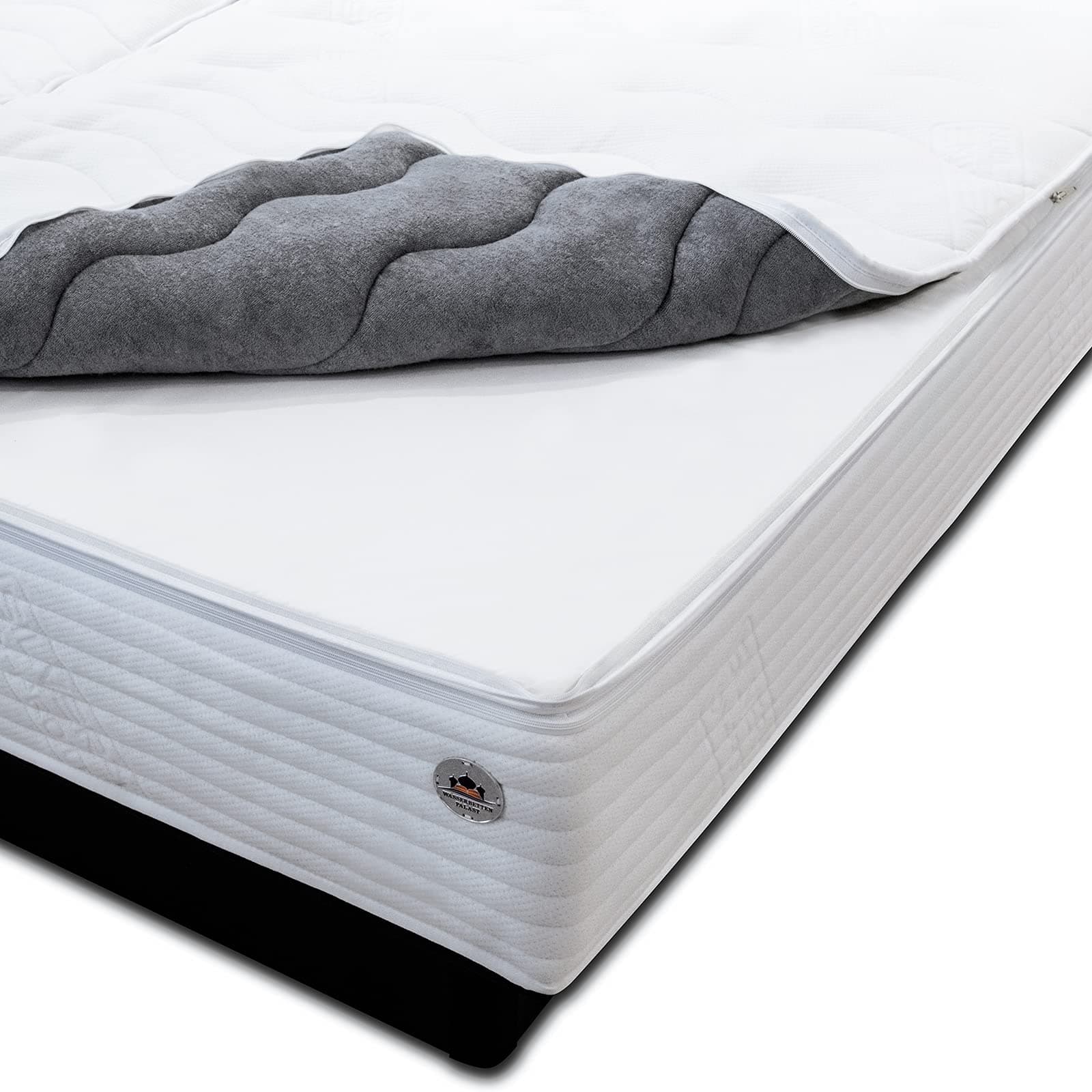 Premium Comfort Topliner/Staubschutz für Wasserbetten - Hygieneschicht zum einzippen in Premium Comfort Wasserbettbezüge - Größe 200x200 cm 200 x 200 cm Angebot bei HelloDeals