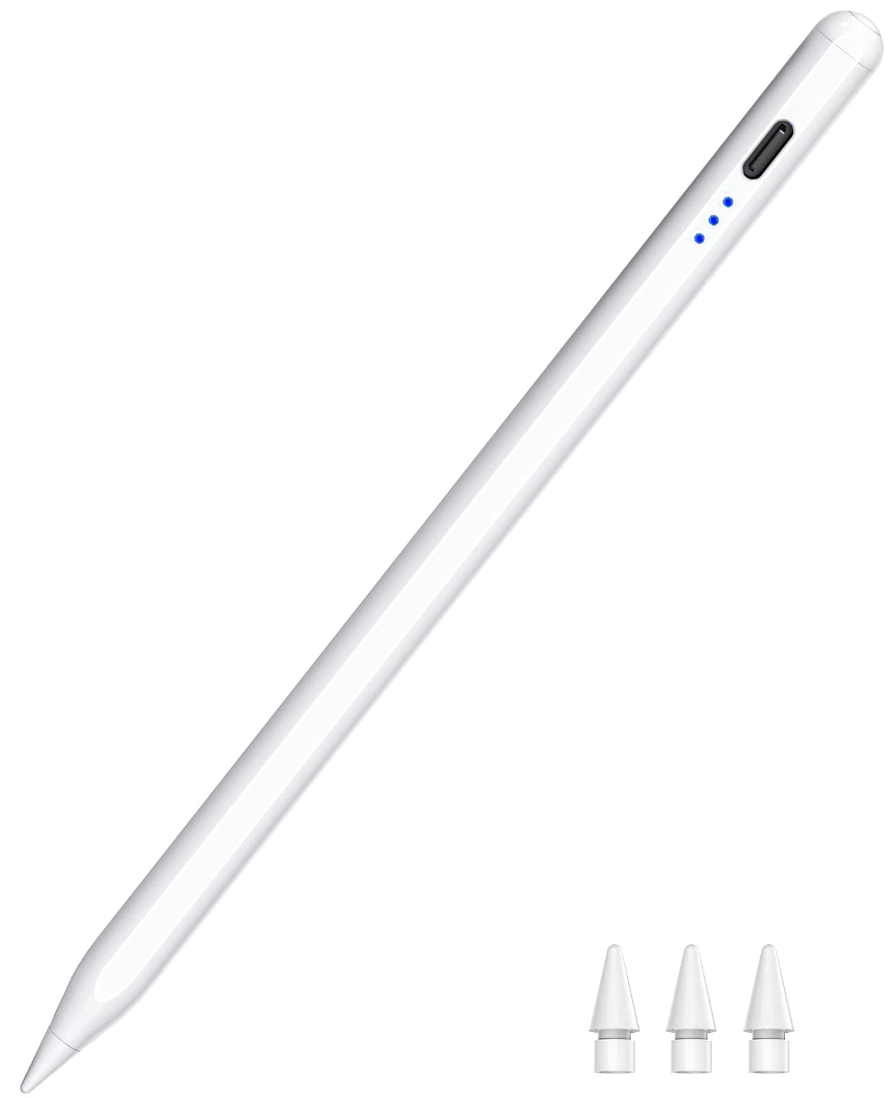 Pencil 1. Generation für iPad 2025-2018, HATOKU Stift für Tablets mit Neigungsempfindlichkeit & Handflächenerkennung Magnetischer Stift für iPad 6-11, Air 3-5/M2/M3, Pro 11/12.9"/13" M4, Mini 5~7 Weiß Angebot bei HelloDeals