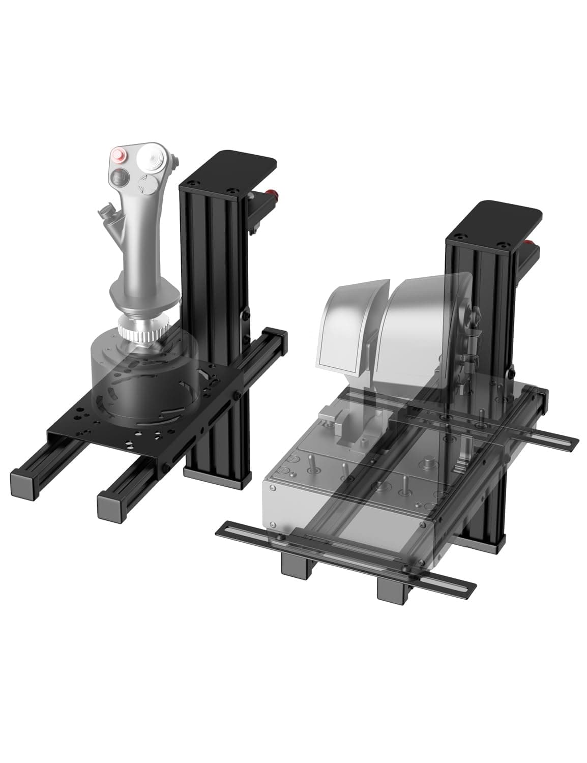 2er-Set Tischhalterung für Flight Sim HOTAS - Kompatibel mit Logitech X56/X52/X52 Pro, Thrustmaster Hotas Warthog/T.16000M/T-Flight Hotas 4/X und SimTask Farmstick/Sol-R2/Sol-R1, Winwing Orion Hotas Angebot bei HelloDeals