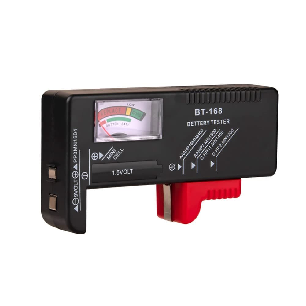 BT-168 AA/AAA/C/D/9V/1,5V Universal-Knopfzellenbatterie Farbcodiertes Messgerät Zeigt Volttester BT168 An Angebot bei HelloDeals