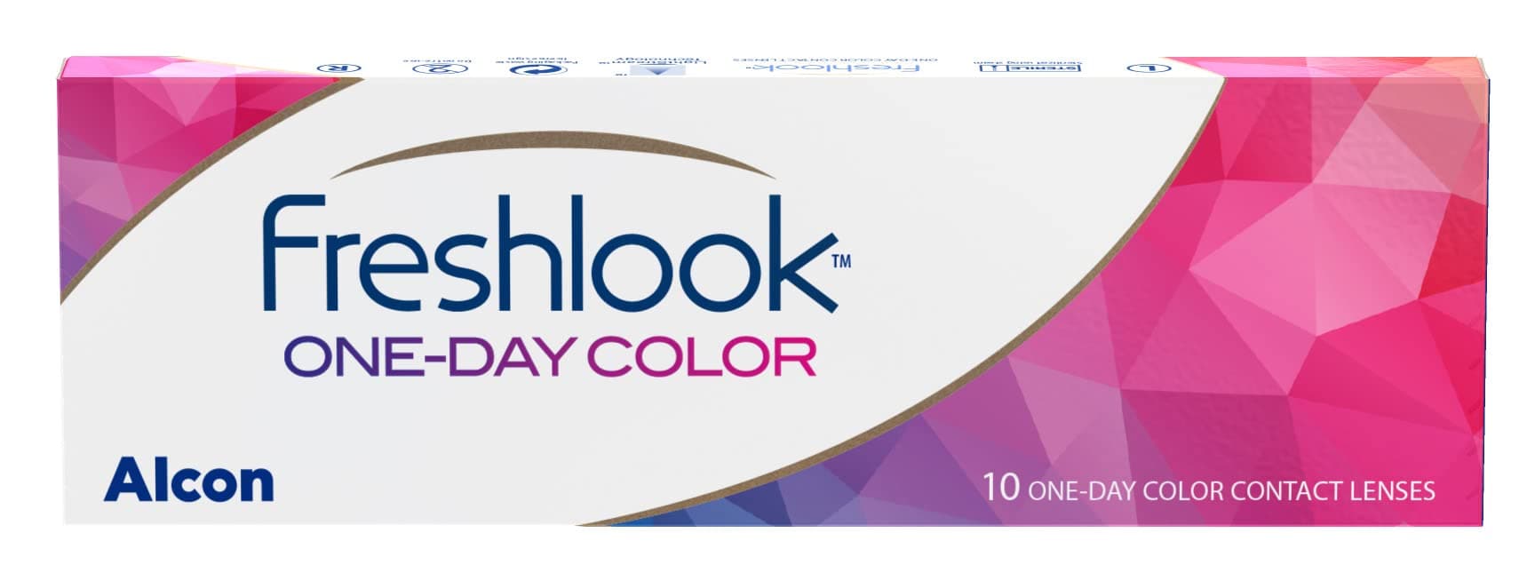 FreshLook One Day Gray farbige Tageslinsen weich | 10 Stück | BC 8.6 mm | DIA 13.8 mm | -00.00 Dioptrien Gray 0.0 Dioptrien Angebot bei HelloDeals