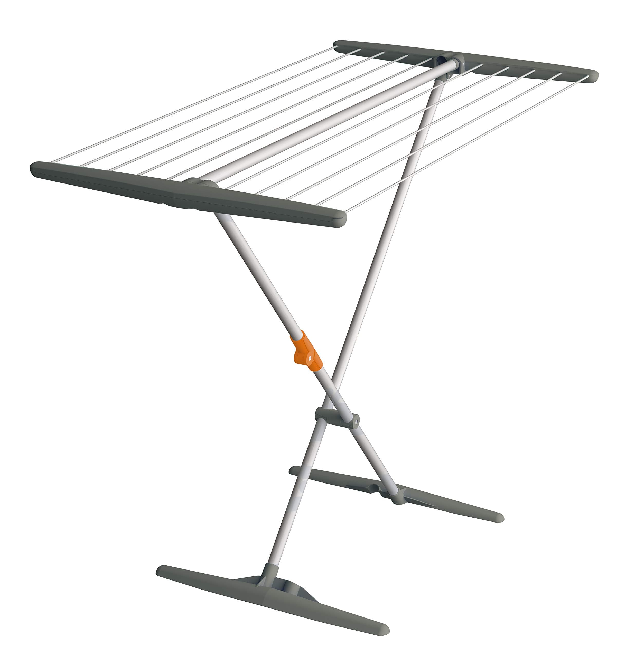 JUWEL Superdry Basic Wäscheständer (mit Wäscheleinen, Trockenlänge 11 m, Farbe grau, Aluminium, für Bad + Balkon) 40805 grau Basic (Trockenlänge 11 m) Angebot bei HelloDeals
