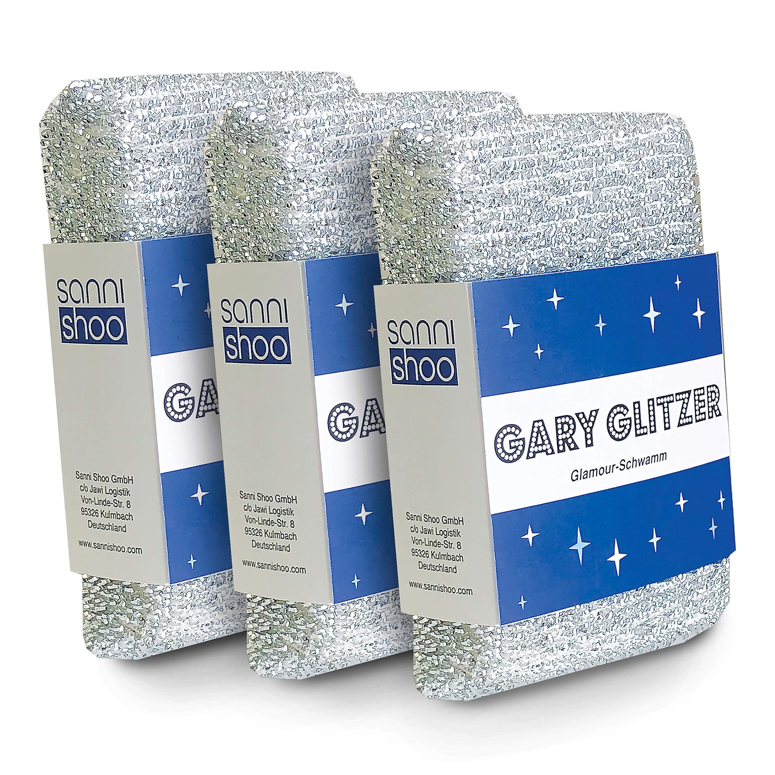 Gary Glitzer Wunderschwamm 3er Set – kratzfreie Reinigung für Küche, Bad & Ceranfeld, vielseitig, spülmaschinenfest, Made in Europe, langlebig & effektiv Angebot bei HelloDeals