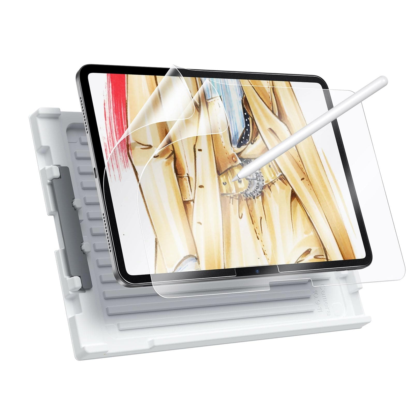 ESR 2 Stück Paper-Feel Schutzfolie für iPad Air 11 Zoll M3/M2 (7./6. Generation, 2025/2024), Schreiben und Zeichnen wie auf Papier, Dünn und Reaktionsschnell, Einfache Anbringung, Matt Oberfläche 2 Stück mit makelloser Passform Air 11'' (2025/2024) Angebot bei HelloDeals
