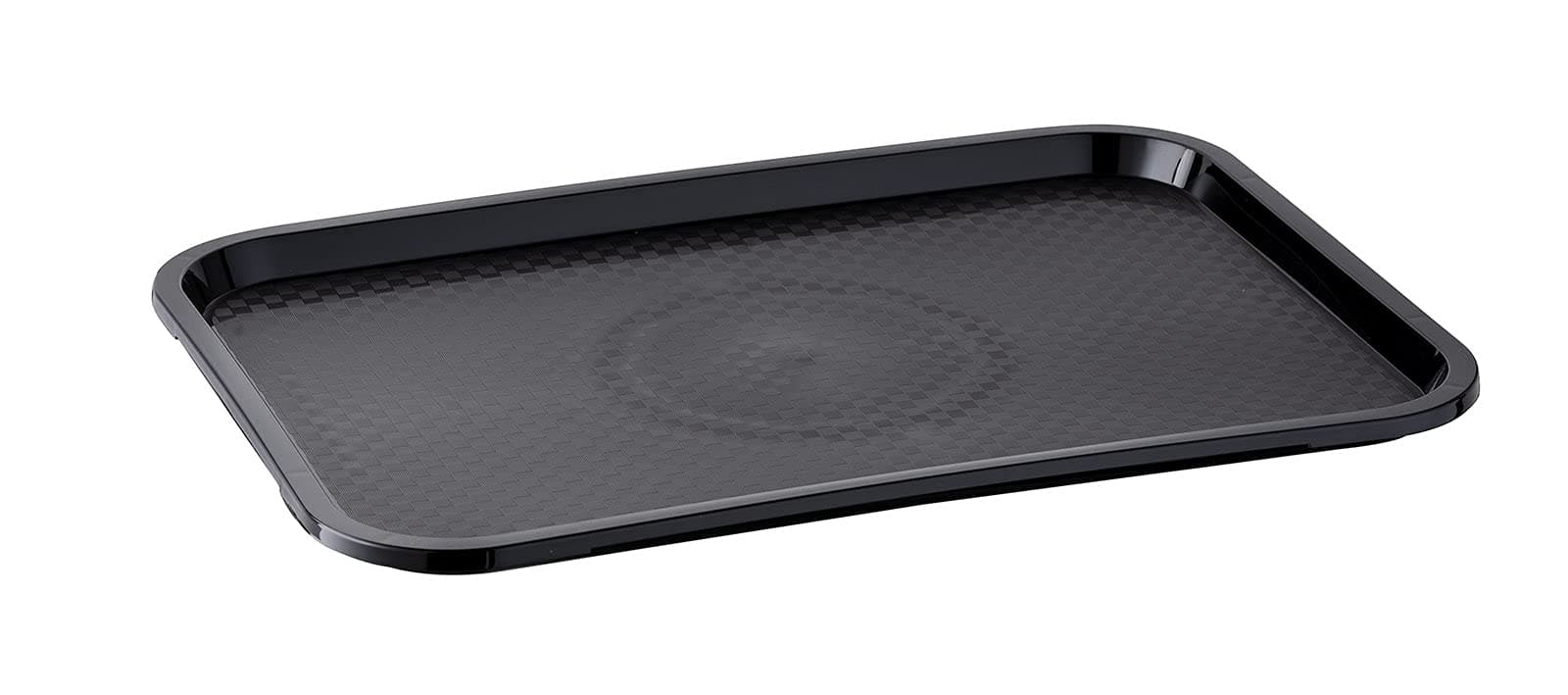 APS Fast Food-Tablett, bruchsicheres und spülmaschinenfestes Serviertablett, Made in Germany, 41 x 30,5 cm, Höhe 2 cm, schwarz Schwarz 41 x 31 x 2.5 cm Angebot bei HelloDeals