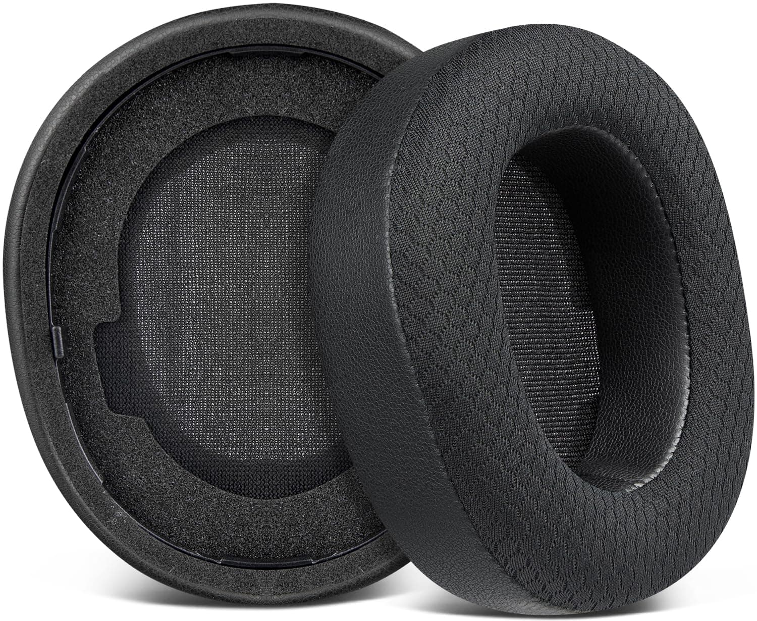SOULWIT Ersatz Ohrpolster für Steelseries Arctis Nova Pro Wireless/Arctis Nova Elite Kopfhörer, Ersatzpolster Polster mit hochdichtem Geräuschisolationsschaum, zusätzliche Dicke Mesh-Stoff-Schwarz Angebot bei HelloDeals