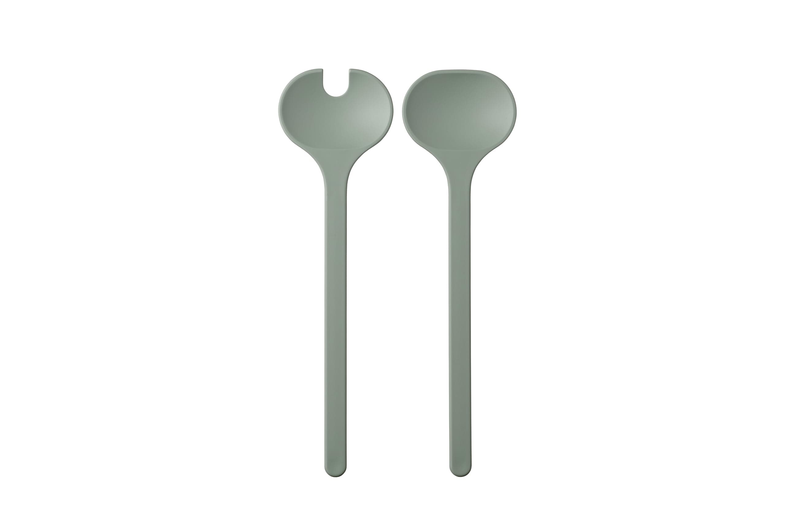 Mepal – Salatbesteck 2-teilig Silueta – Spülmaschinenfest – Salatbesteck – Salatgabel und Löffel – Nordic sage Angebot bei HelloDeals