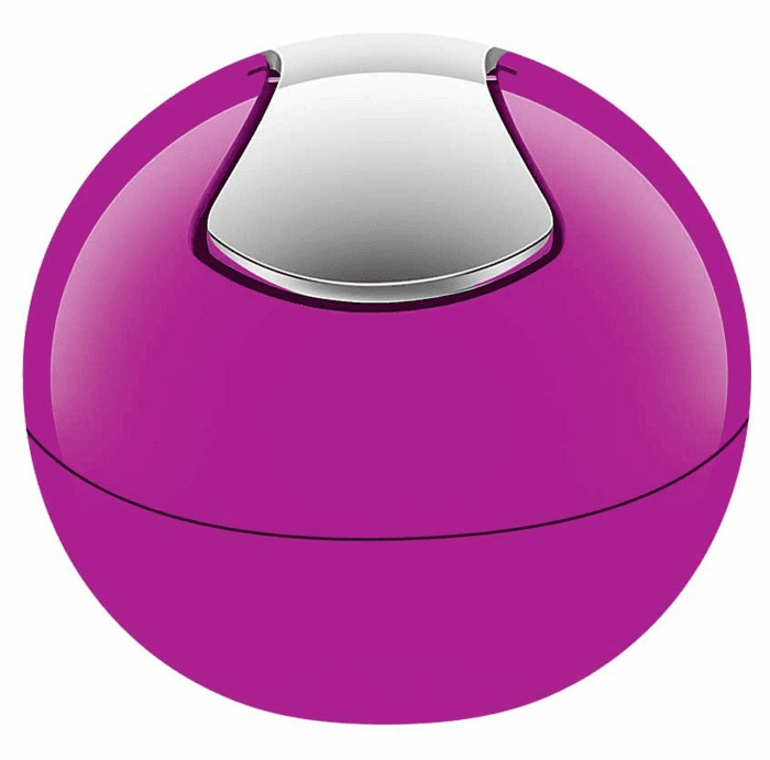 Spirella 10.15113 Kosmetikeimer 1 Liter Abfalleimer Schwingdeckeleimer Tischabfalleimer Bowl Pink Angebot bei HelloDeals