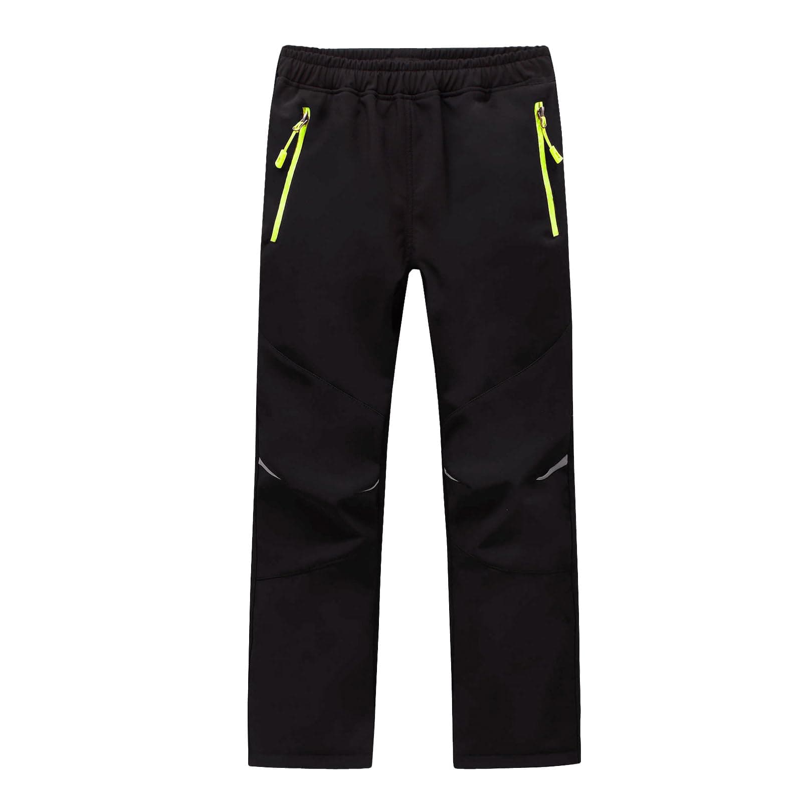 MEILONGER Jungen Mädchen Schneehose Skihose Wanderhose Wasserdicht Softshellhose Outdoorhose Winddicht Warm Snowboardhose Winter Trekkinghose 25010 Schwarz 164-170 Angebot bei HelloDeals