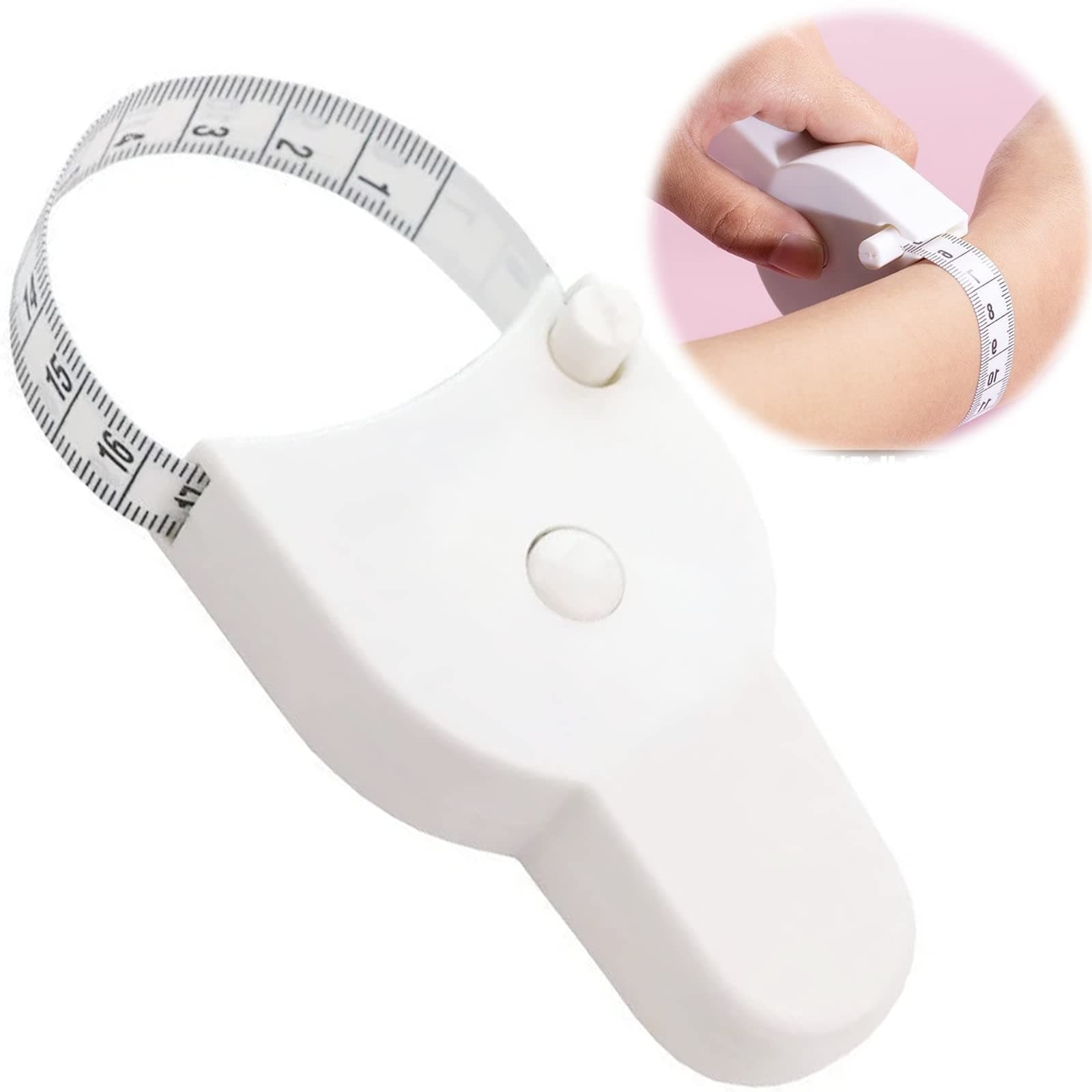 Körpermaßband, weiches Maßband, 150 cm / 60 Zoll Maßband, für Schneidermaße, Körpermaße. Weißes einziehbares Körpermaßband Angebot bei HelloDeals