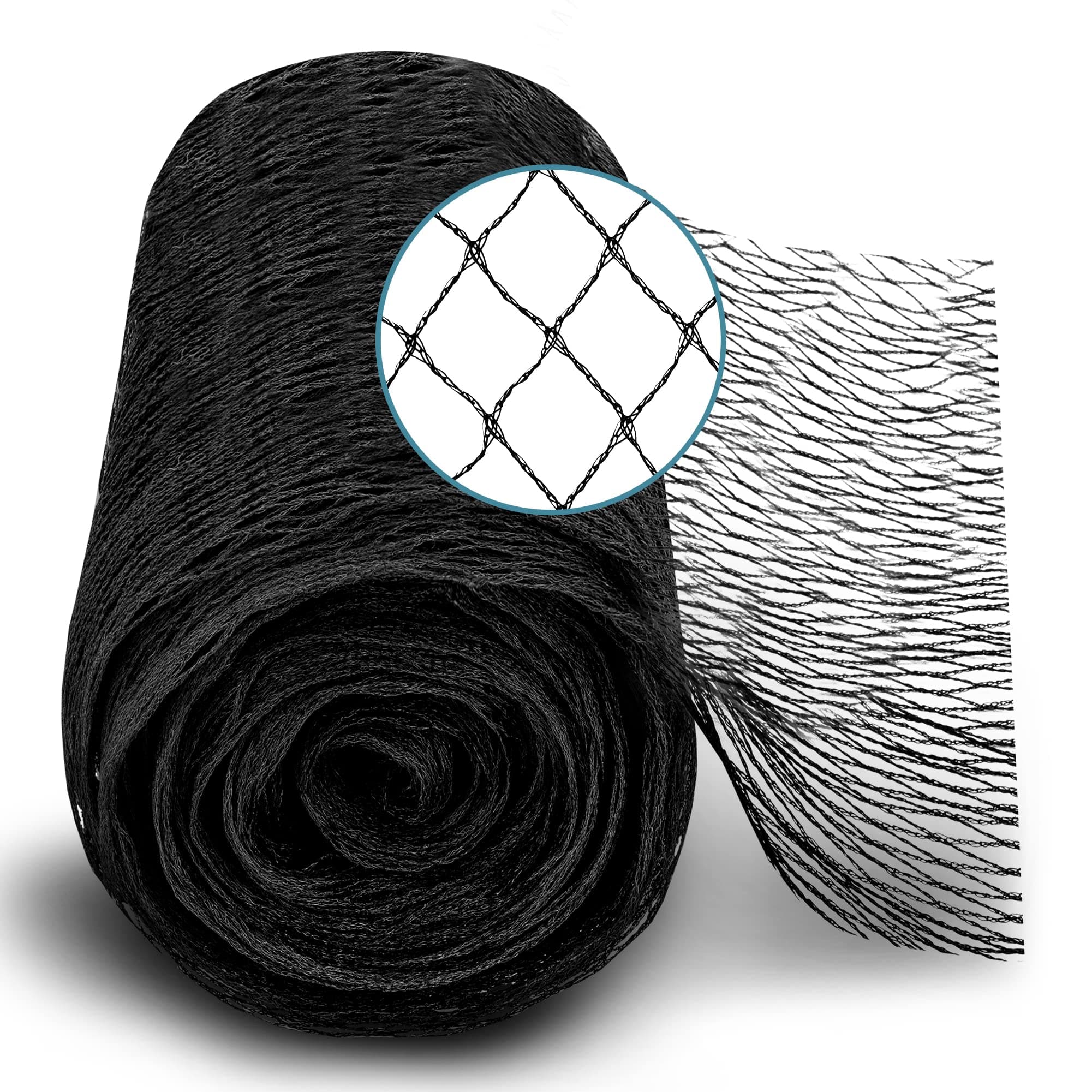 4x5m Teichnetz feinmaschig (18x18mm) robust, witterungs- & UV beständig Schwarz | Vogelnetz Vogelschutznetz engmaschig Laubnetz Obstbaumnetz Taubennetz Gartennetz Balkon Netz (4 x 5m) Angebot bei HelloDeals