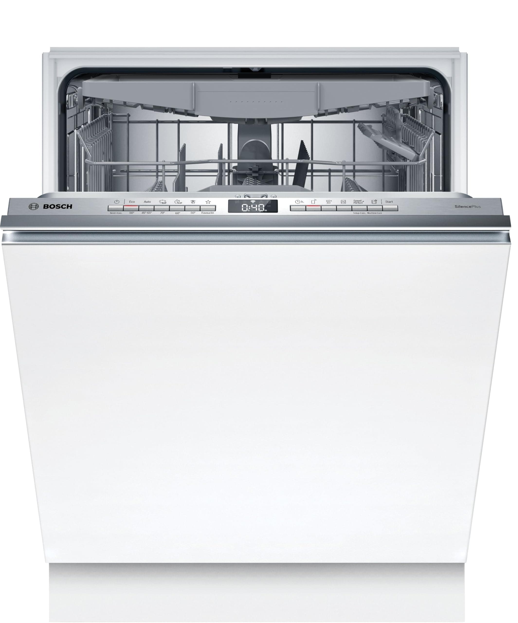 Bosch SMV4ECX28E, Serie 4, Smarter Geschirrspüler Vollintegriert 60 cm, Besteckschublade, Spülmaschine Made in Germany, besonders Leise, SpeedPerfect Plus, Extra Trocknen, Programmassistent, Aquastop Angebot bei HelloDeals