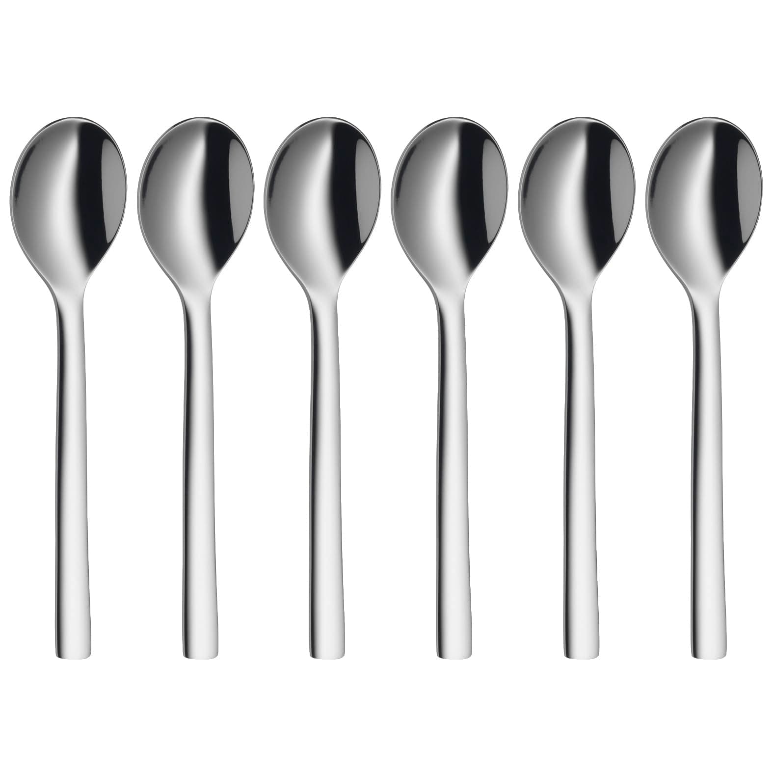 WMF Nuova Espressolöffel Set 6-teilig, 11 cm, Espresso Löffel Cromargan Edelstahl poliert, spülmaschinengeeignet Nuova – Espressolöffel 1 - confezione Angebot bei HelloDeals