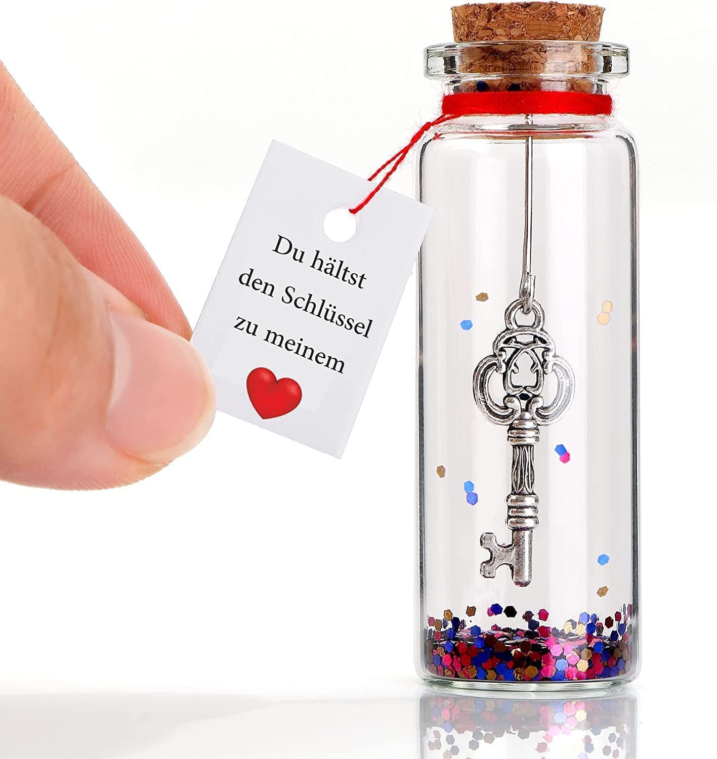 VELENTI Liebes Geschenks für sie, ihn - Ich Liebe Dich Romantisches Geschenk für Frau und Mann - Valentinstagsgeschenk Dekoartikel Dekorative Kugeln Jahrestag Geschenks La clé de mon cœur Angebot bei HelloDeals