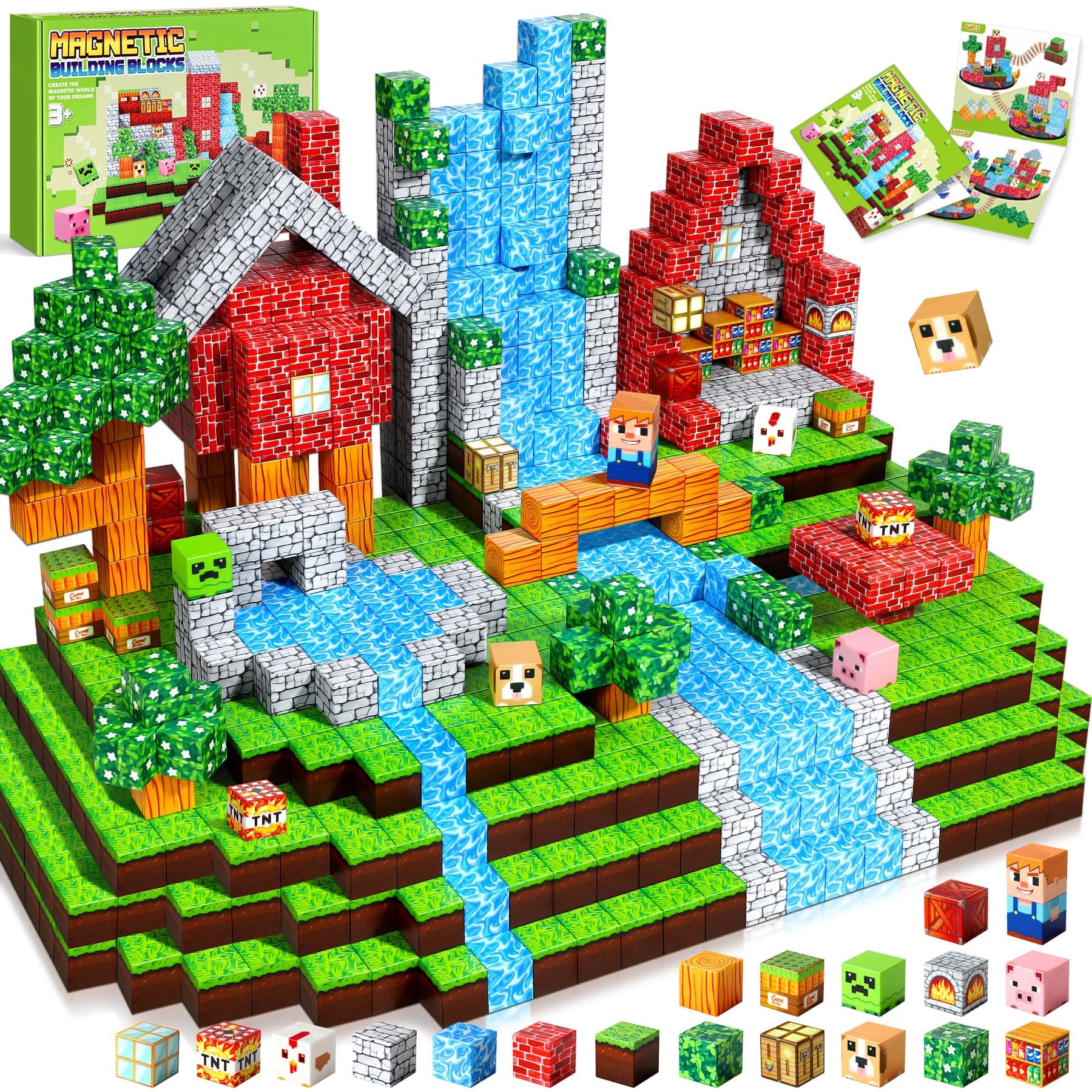 Magnetische Bausteine, Magnetbausteine Magnetspielzeug Magneten Kinder, Magnetisches Spielzeug für Kinder ab 3 4 5 6 7 8 9, Magnetspiel kinderspielzeug für Jungen und Mädchen LKW Angebot bei HelloDeals