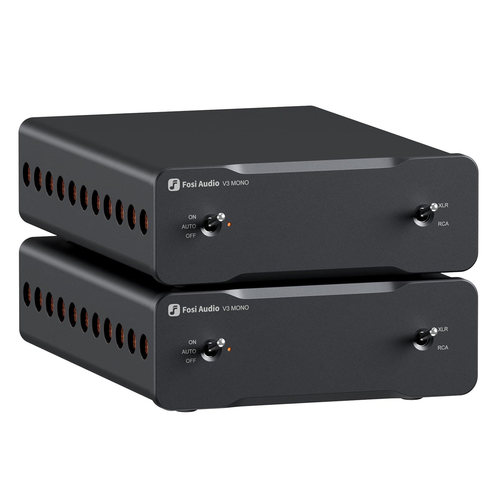 Fosi Audio V3 Mono Leistungsverstärker für Passive Lautsprecher, Mini Monoblock Class D Verstärker mit TPA3255, 240W HiFi Heimkino AVR Receiver, RCA/XLR symmetrische Eingänge, 48V/10A Netzteil 2 Stck Angebot bei HelloDeals