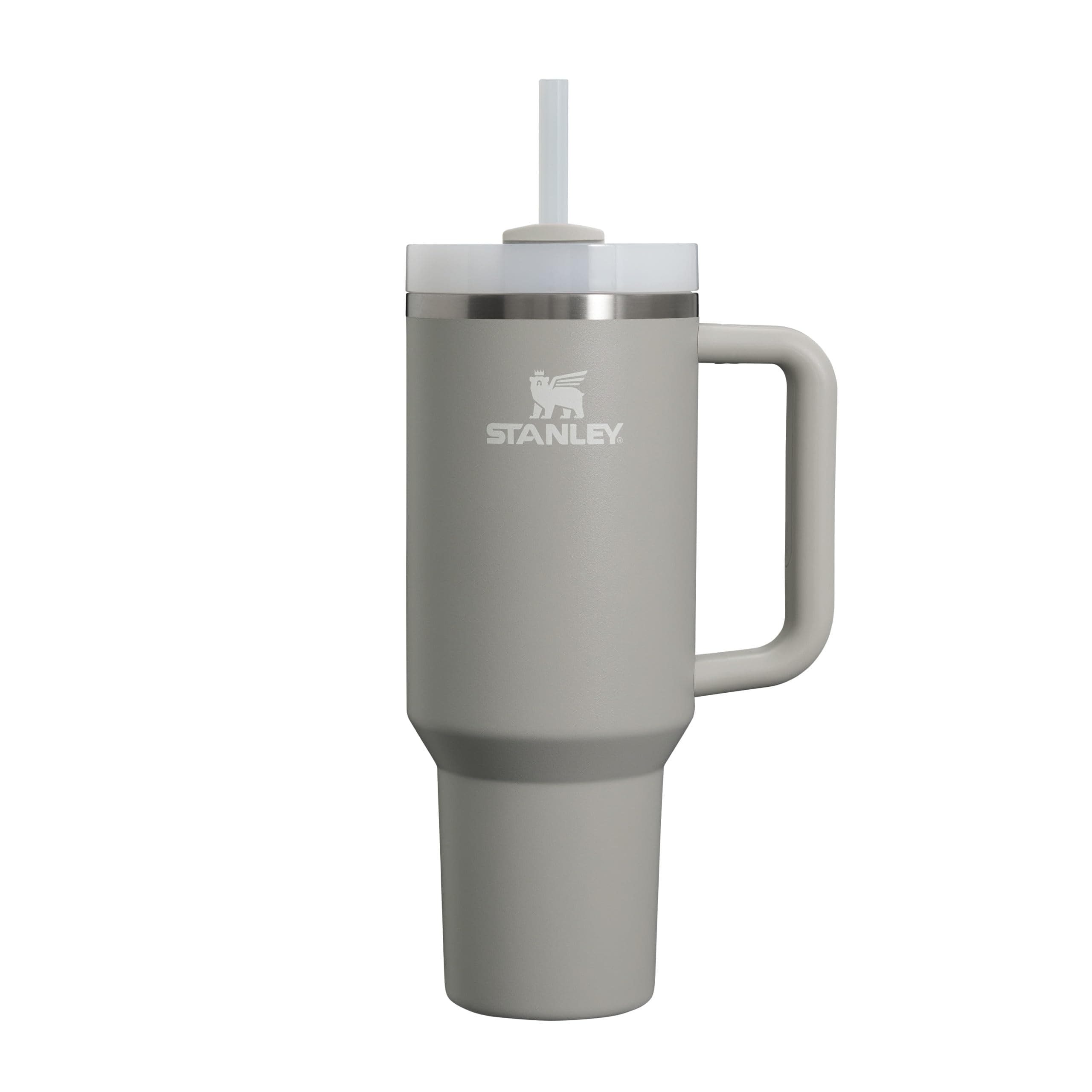 Stanley 1913 Quencher H2.0 Flowstate Trinkflasche Mit Strohhalm 1.2L - Thermobecher Kühlt 11 Stunden - 48 Stunden Eisgekühlt - Spülmaschinenfest - Thermosflasche BPA Frei - Edelstahl Trinkbecher - Ash Core Ash 1.2 L Angebot bei HelloDeals