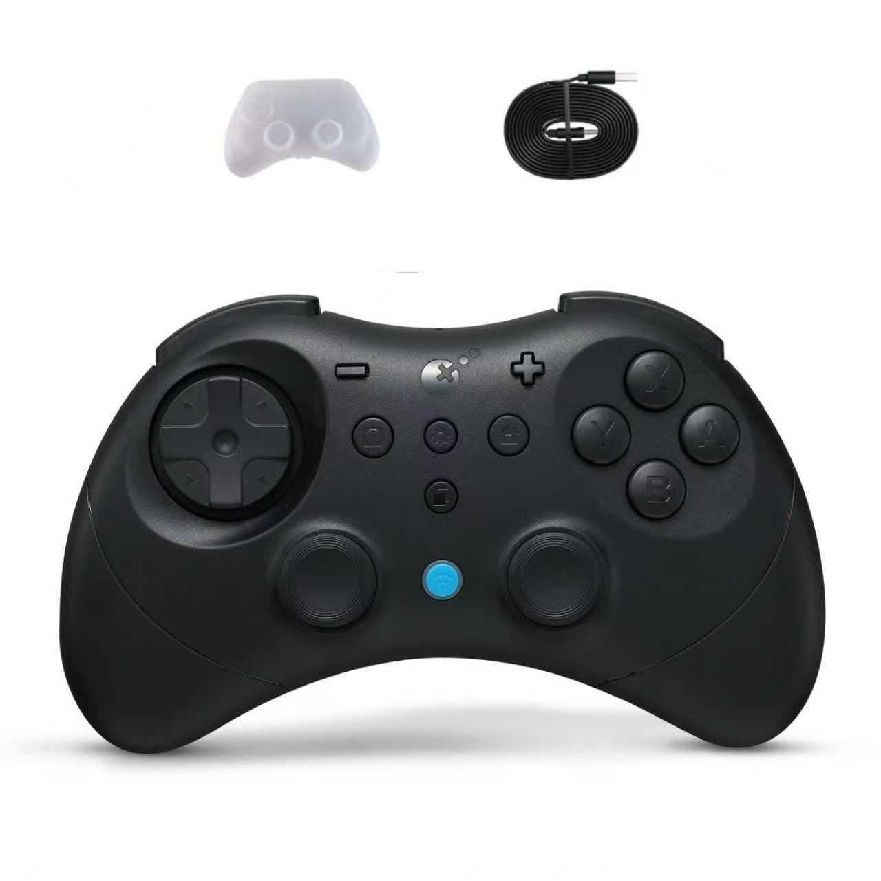 GuliKit Elves 2 Pro Wireless Controller für Switch 1/2, PC, Android, iOS, Hall Effect Joysticks, Rotary Rumble, 6-Achsen-Gyroskop, 20-Stunden Akkulaufzeit, 1000Hz Abtastrate, D-Pad (Retro) (Schwarz) Angebot bei HelloDeals