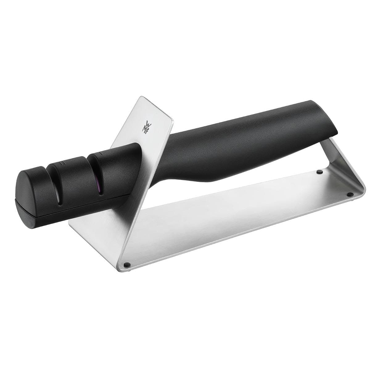 WMF Gourmet Messerschärfer Keramikscheiben, Messerschleifer 2 Stufen, Vor- und Nachschleifen, sichere Handhabung Single Angebot bei HelloDeals