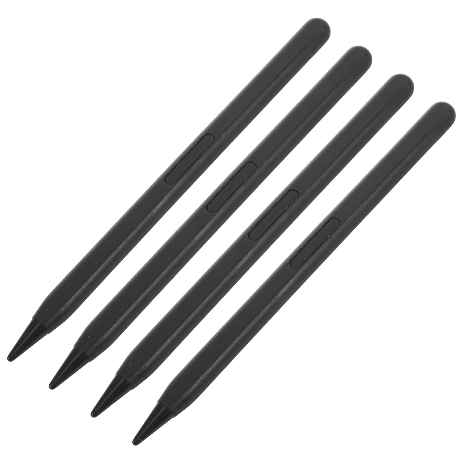 Gadpiparty 4 x schwarze leichte Kunststoff-Stifte mit präziser Touch-Steuerung für Zeichentablets und LCD-Digitalboards, kompatibel mit Touchscreen-Geräten Angebot bei HelloDeals