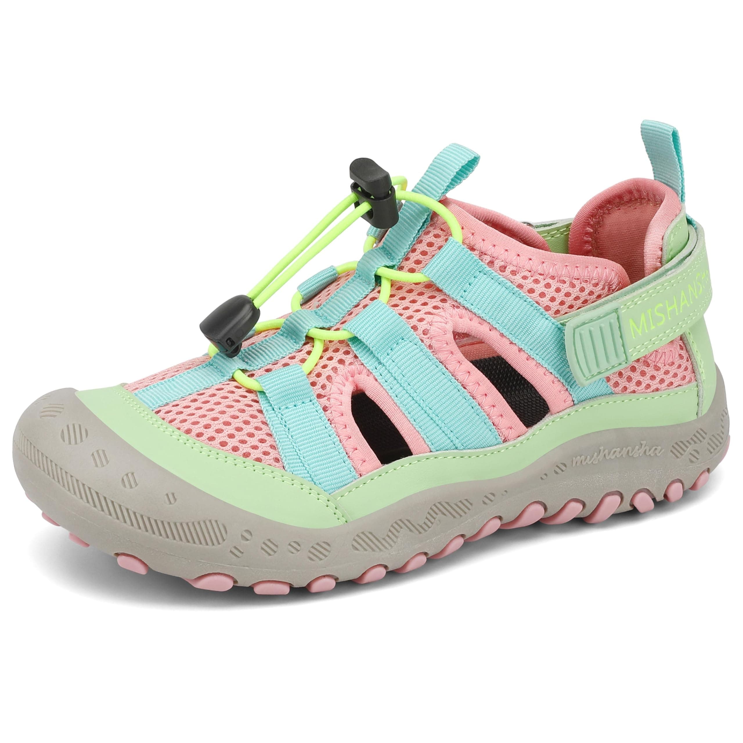 Mishansha Geschlossene Sandalen Mädchen Sommer 27 EU Grün Angebot bei HelloDeals