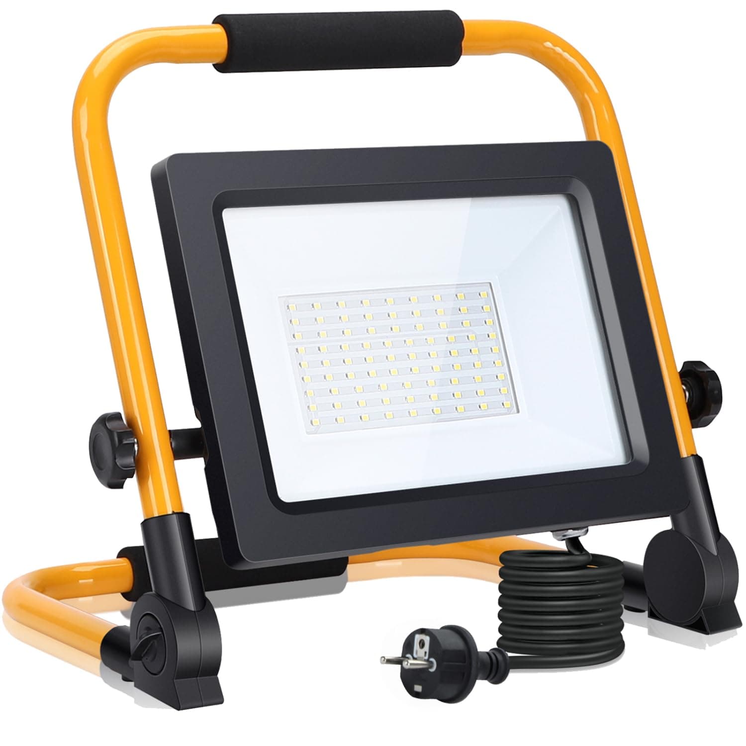 Aigostar LED Baustrahler 50W,LED Arbeitsleuchte mit Stecker,Wasserdichtes Arbeitsscheinwerfer Bauscheinwerfer,für Werkstatt oder Baustelle,Garage, 6500K Tageslichtweiß 50W, 1.8M Kabel Angebot bei HelloDeals