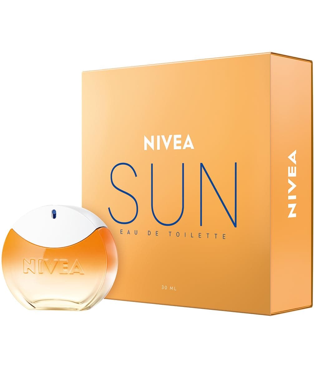 NIVEA SUN Eau de Toilette, Unisex-Parfum mit dem Original Sonnencreme Duft, sommerlich, erfrischend und im ikonischen Parfüm-Flakon (30 ml) 7.5 ml (4er Pack) Single Angebot bei HelloDeals