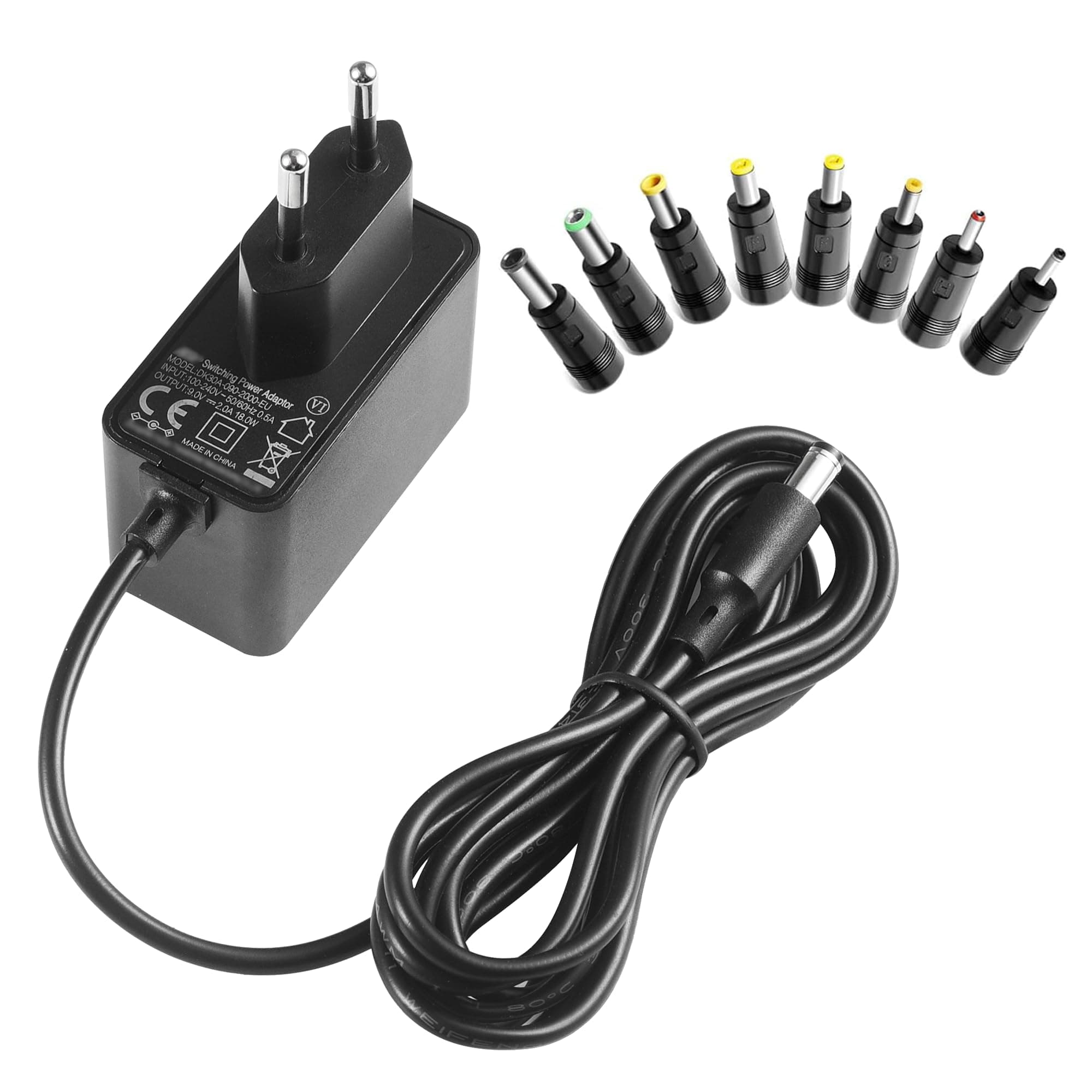 Netzteil 9V 2A Ladekabel für Christopeit AL 2 AX7000 Heimtrainer Ergometer Ersatzteile, Kettler Axos Cross P/Giro P AXOS Cycle P Crosstrainer JAD-0900500E, Laptop Lautsprecher Monitor Ladegerät 9V Netzteil (mit Adapters) Angebot bei HelloDeals