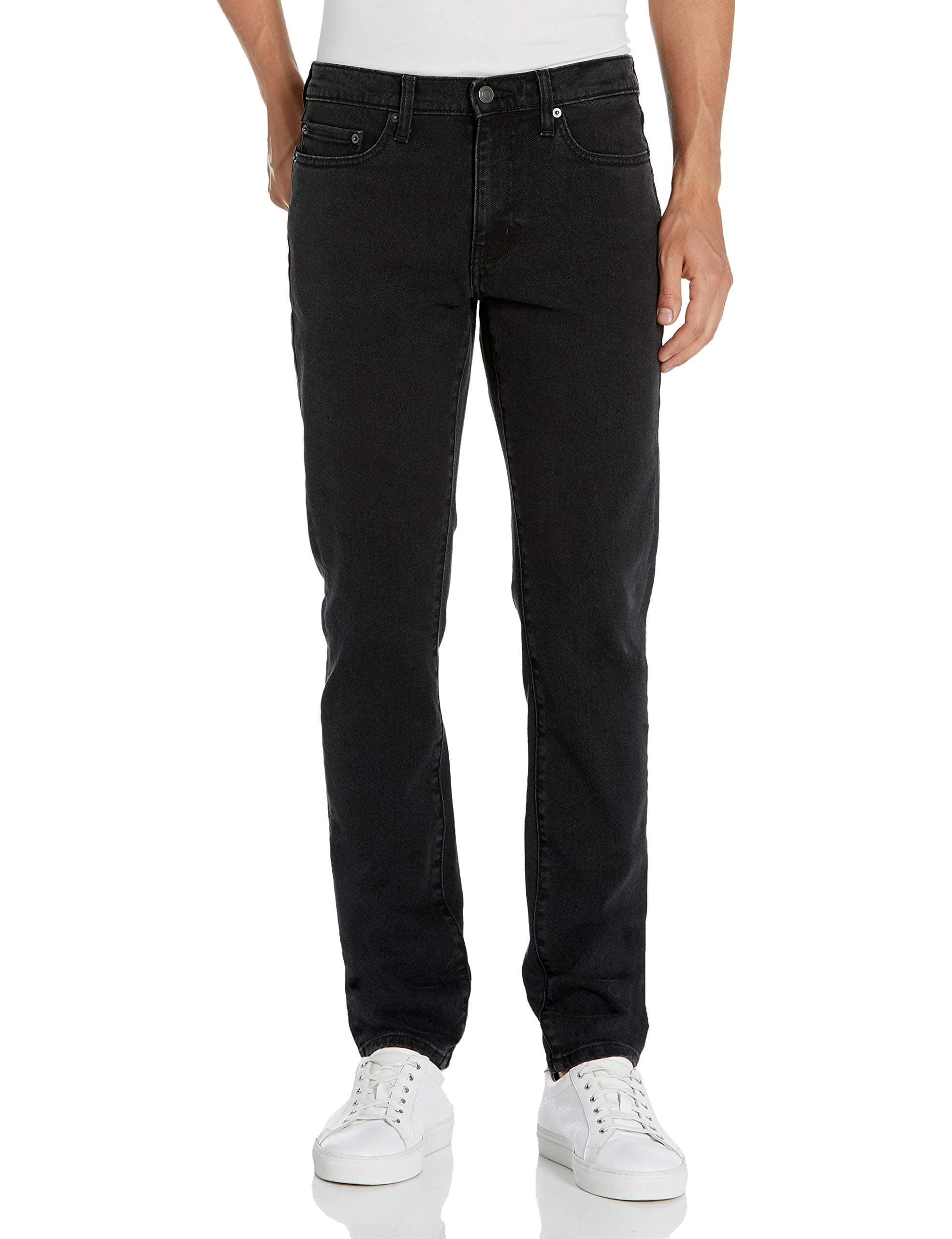 Amazon Essentials Herren Slim-Fit-Jeans - Auslauffarben 38W / 34L Verwaschenes Schwarz Angebot bei HelloDeals