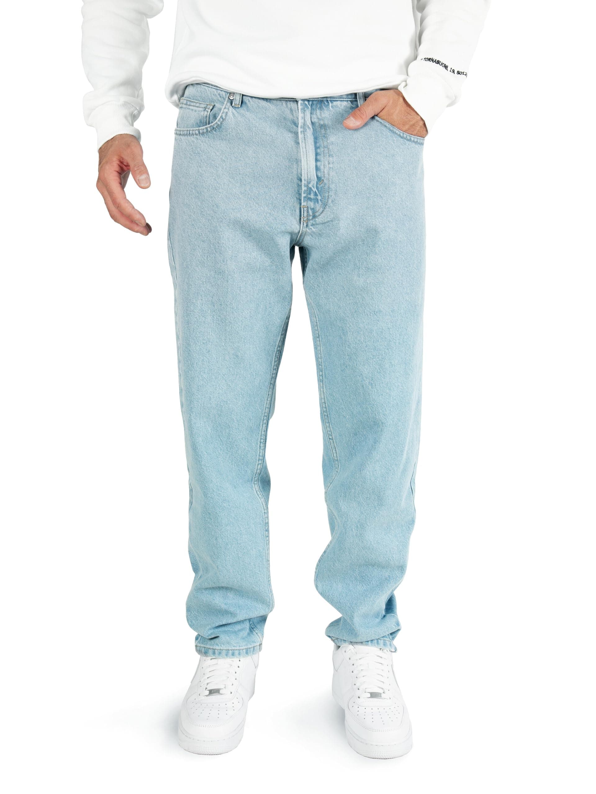 WOTEGA Herren Jeans Thor - Loose Fit 30W / 32L Blau (Faded Denim 174021) Angebot bei HelloDeals