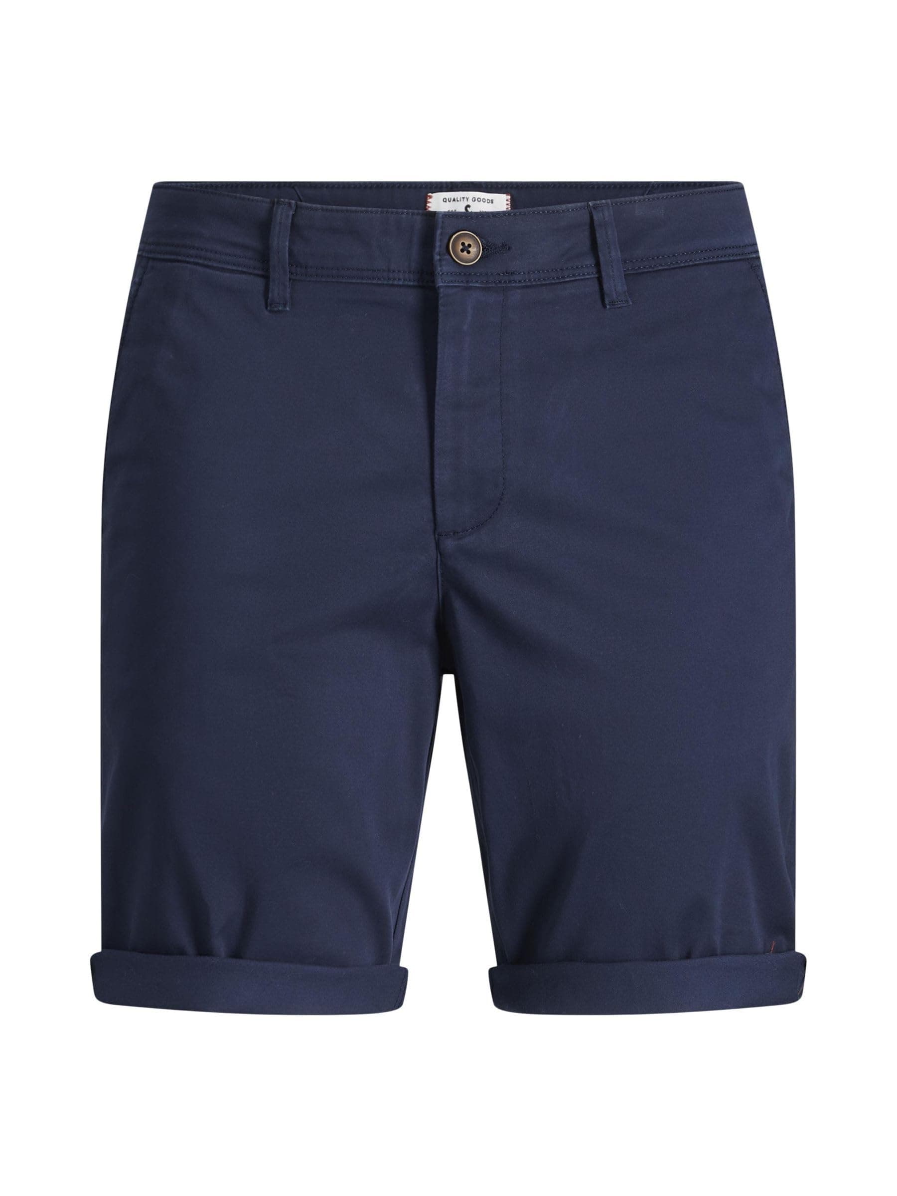 JACK & JONES Male Chino Shorts Regular Fit Chino Shorts M Navy Blazer Angebot bei HelloDeals
