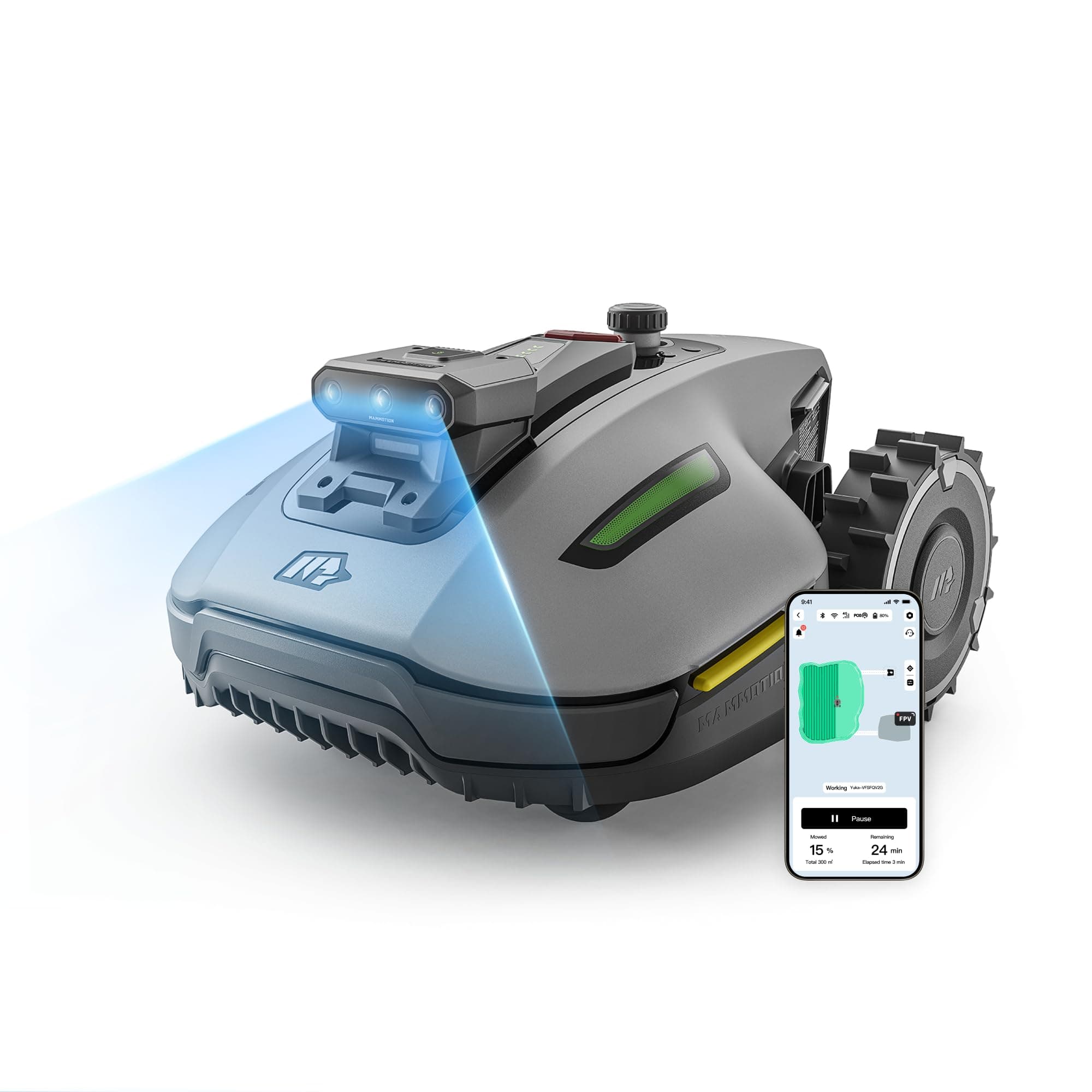 MAMMOTION YUKA mini 2 500 Mähroboter ohne Begrenzungskabel, Garten bis 500m², Kein RTK, Kein Signalabbruch, KI TrueVision-Navigation, Auto-Mehrzonen-Kartierung, DropMow, 45% Steigung, 4,5Ah-Akku YUKA MINI 2 500(Kein RTK) Angebot bei HelloDeals