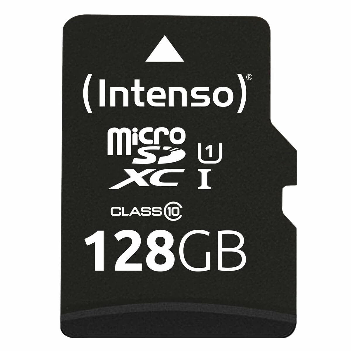 Intenso Premium microSDXC 128GB Class 10 UHS-I Speicherkarte inkl. SD-Adapter (bis zu 90 MB/s), schwarz Angebot bei HelloDeals