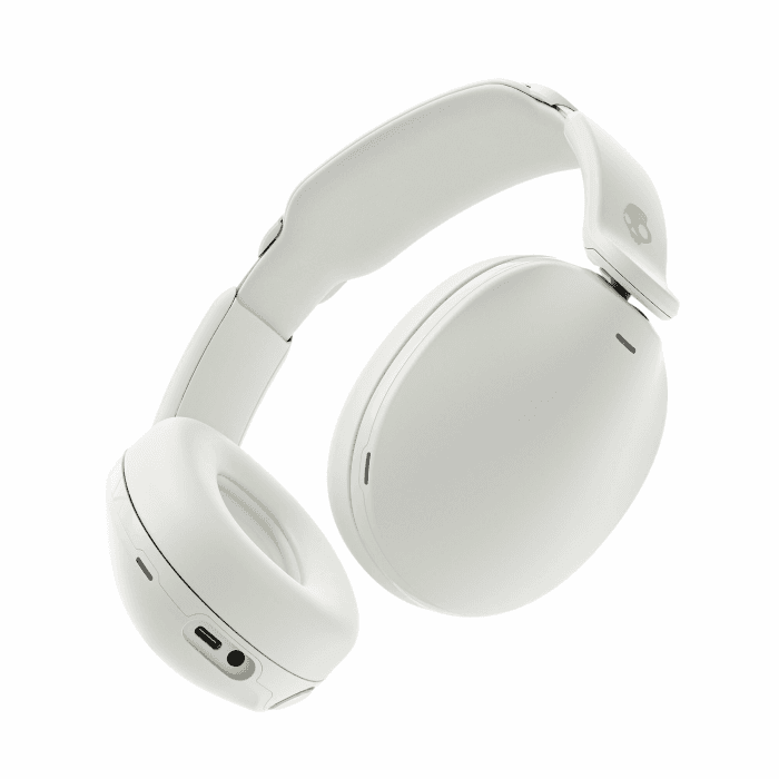 Skullcandy Hesh 360 Wireless Over-Ear Bluetooth Headphones, Up to 100 Hours Battery, Noise Isolating Fit, Flat-Folding Collapsible Design, Microphone iPhone Android - Bone Knochen Angebot bei HelloDeals