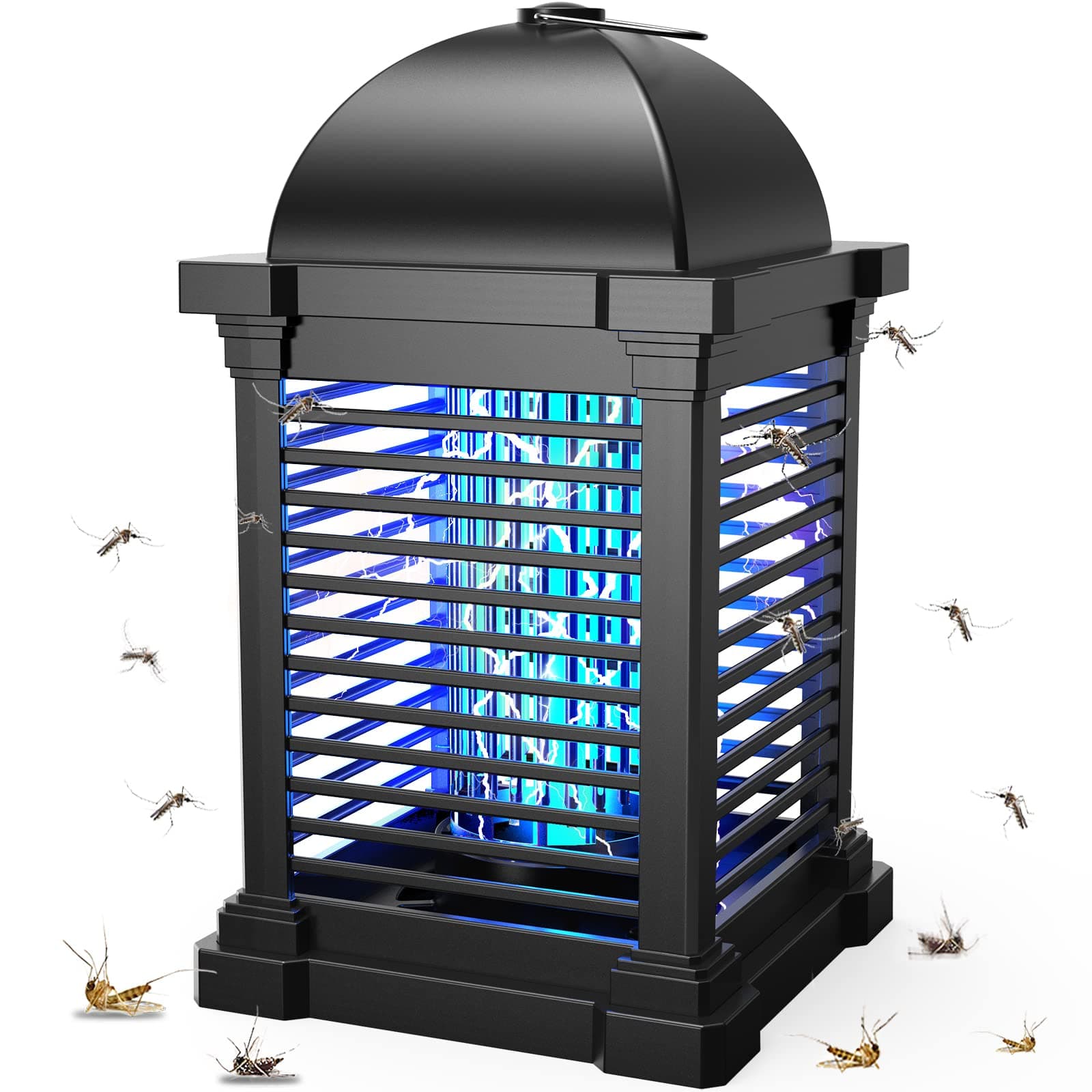 PALONE Insektenvernichter Elektrisch 20W 4300V für den Innen- und Außenbereich, Stark Elektrischer Mückenlampe mit UV Licht, Leistungsstark, Insektenfliegenfalle für Zuhause, Hinterhof, Terrasse Angebot bei HelloDeals