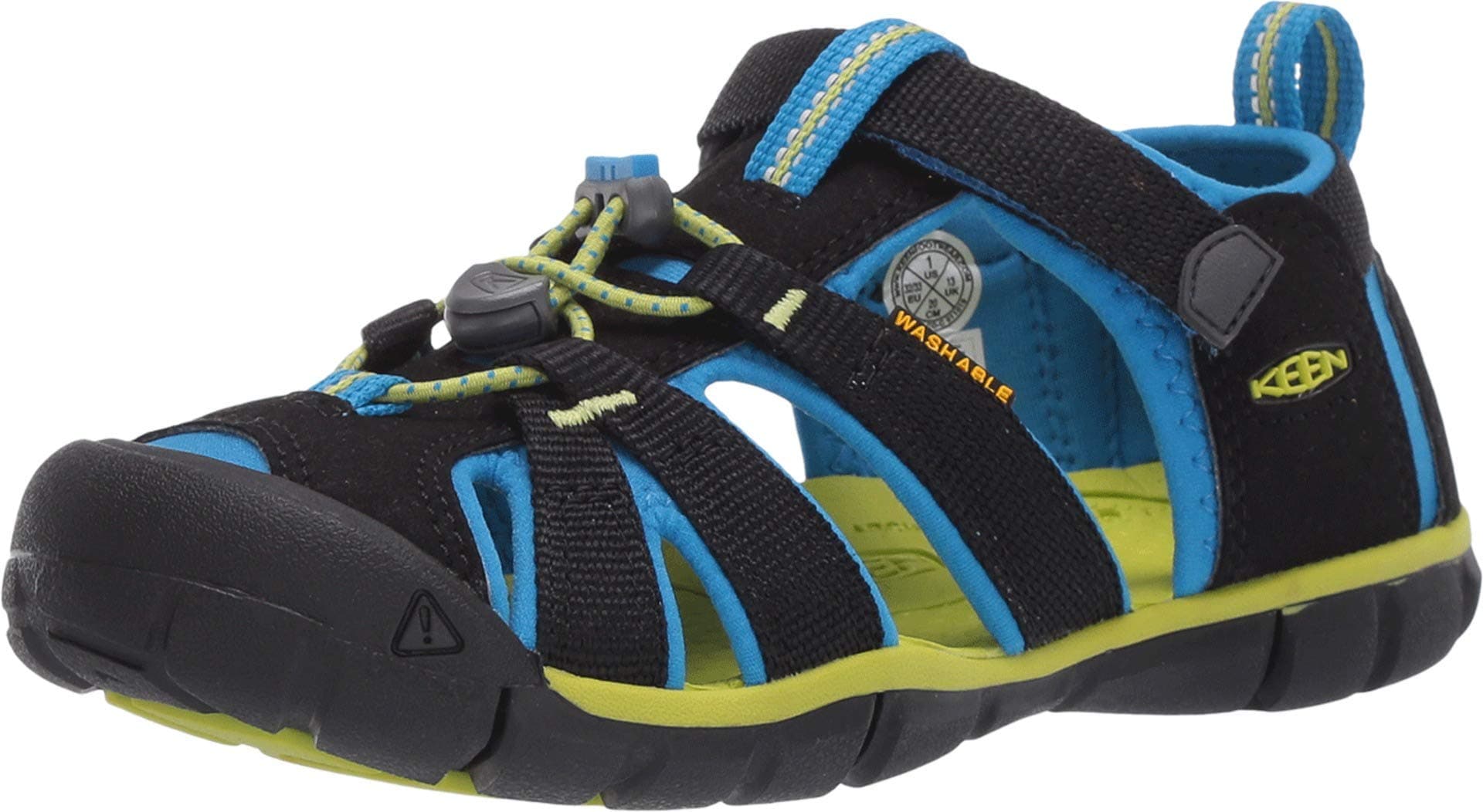 Keen Unisex Kinder SEACAMP II CNX BLAUE TIEFEN/GARGOYLE Sandale Black Brilliant Blue 36 EU Angebot bei HelloDeals