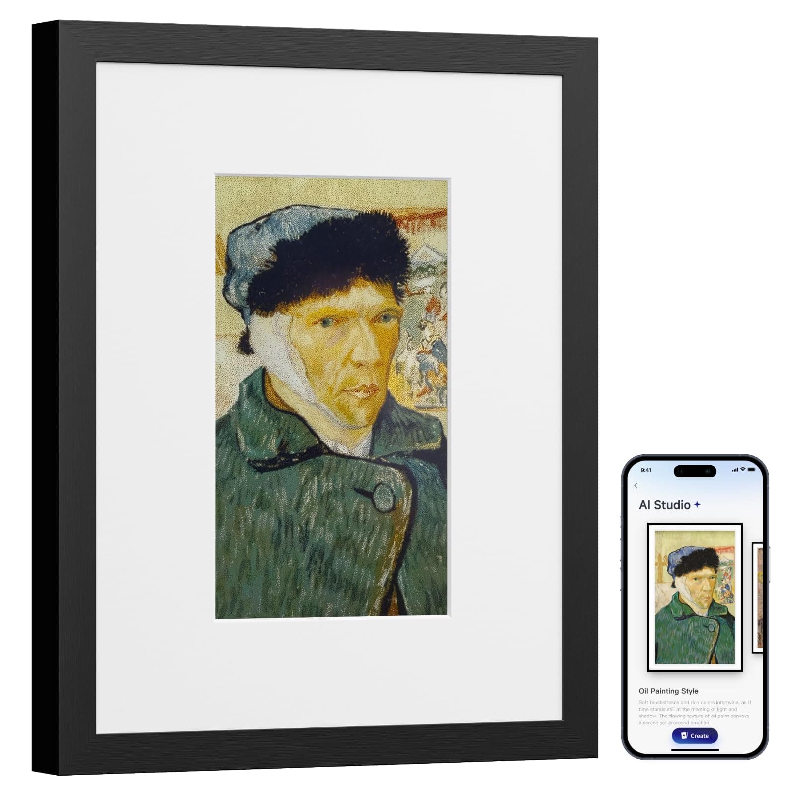 SwitchBot KI Art Frame 7.3'', Kabellos Digitaler Bilderrahmen, Elektronisch-Ink-Bilderrahmen, Extrem Lange Akkulaufzeit, Tisch und Wandmontage, Alexa Kompatibel, KI-Generierte Kunst Angebot bei HelloDeals