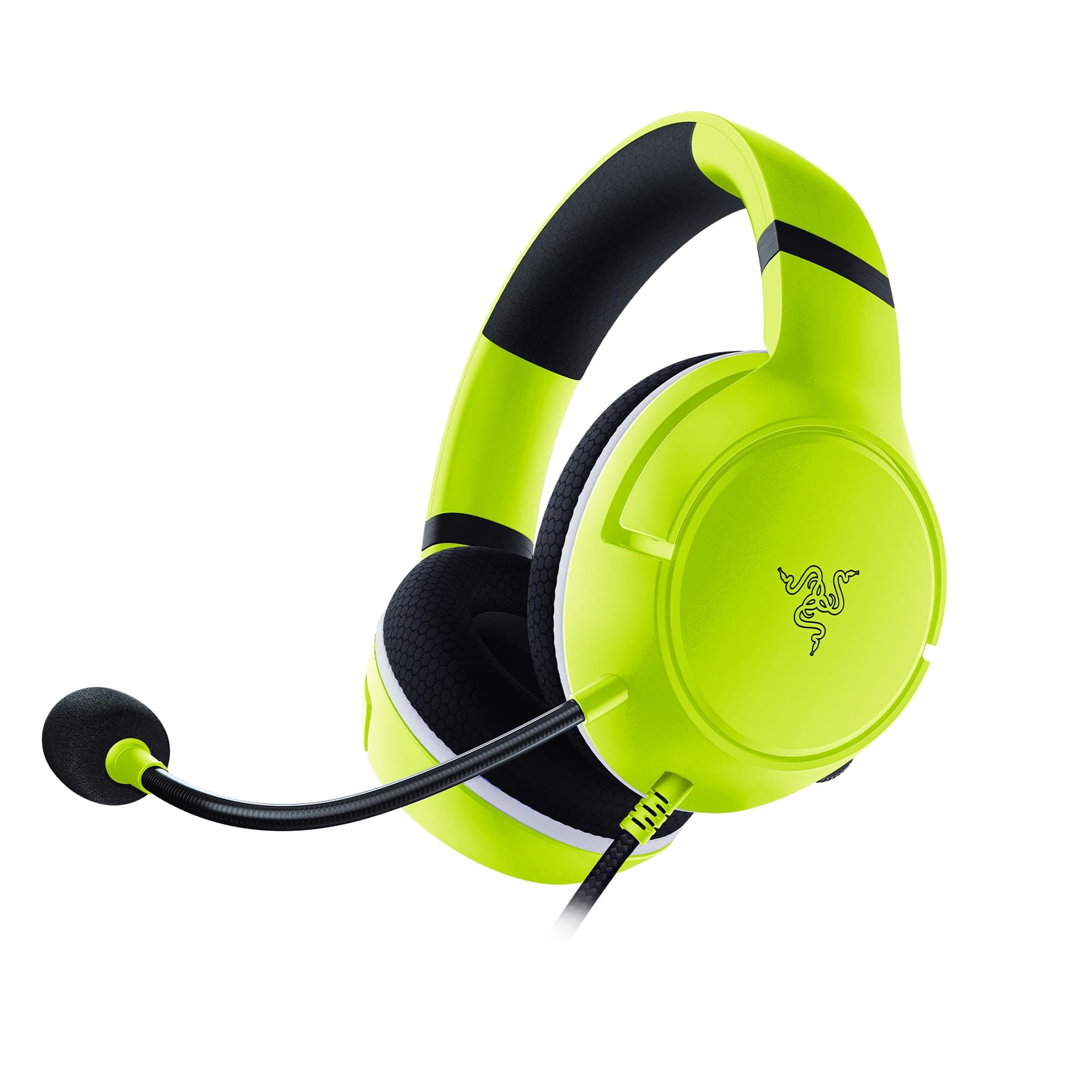Razer Kaira X - Kabelgebundene Gaming Kopfhörer für Xbox Series X|S (Triforce 50-mm-Treiber, HyperClear Kardioiden-Mikrofon, Integrierte Bedienelemente, Plattformübergreifende Kompatibilität) Grün Kaira X Grün Angebot bei HelloDeals