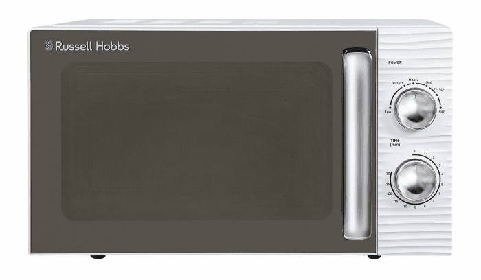 Russell Hobbs RHM1731 Inspire Solo Mikrowelle, 17 Liter, 700W, Weiß, mit 5 Leistungsstufen, Timer, Auftaufunktion, Leicht zu Reinigen Angebot bei HelloDeals