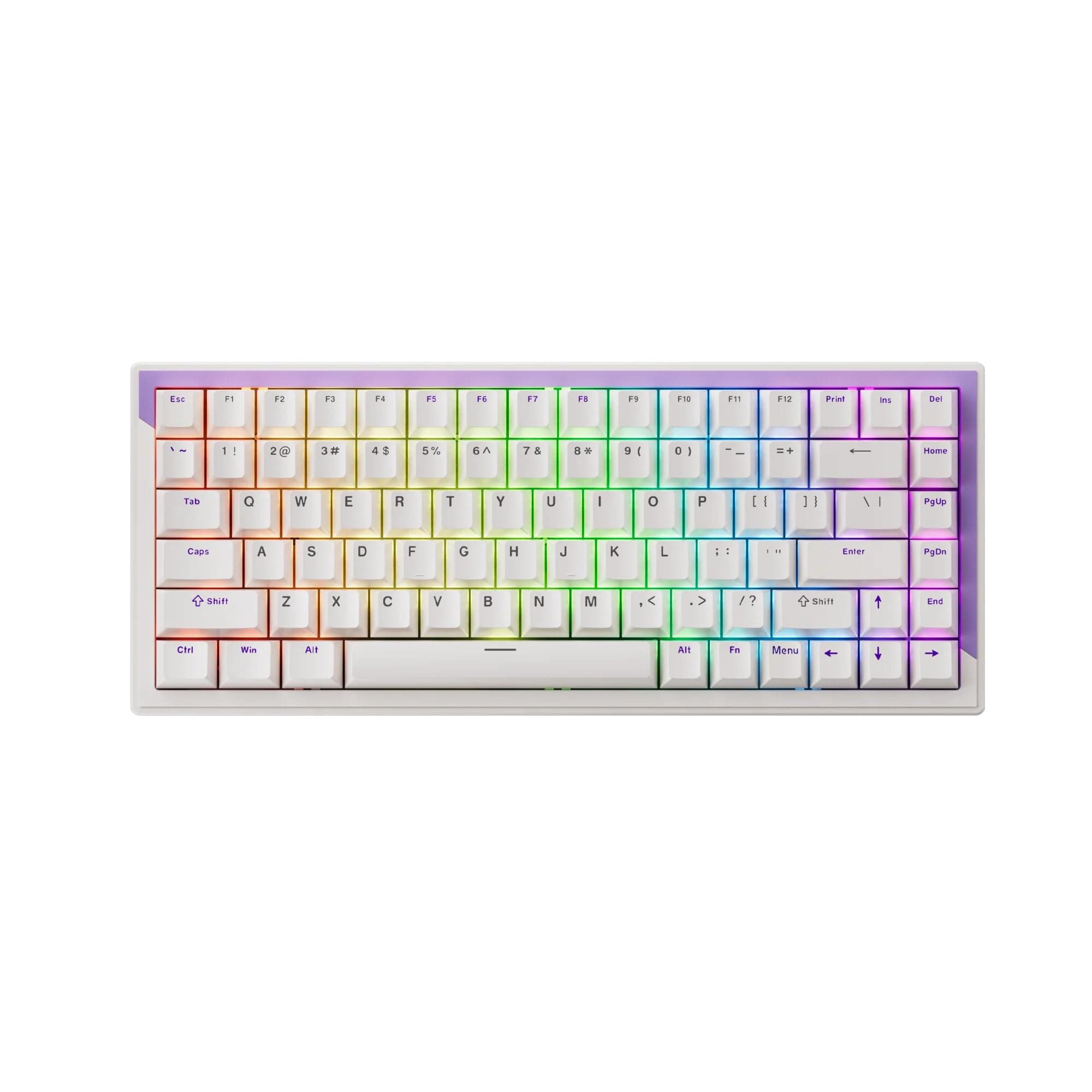 DrunkDeer G75 Rapid Trigger Tastatur, Esports Gaming Tastatur - Magnetischer Schalter - Last Win Mode - einstellbare Betätigung, RGB 75% Design, ANSI - violett Angebot bei HelloDeals