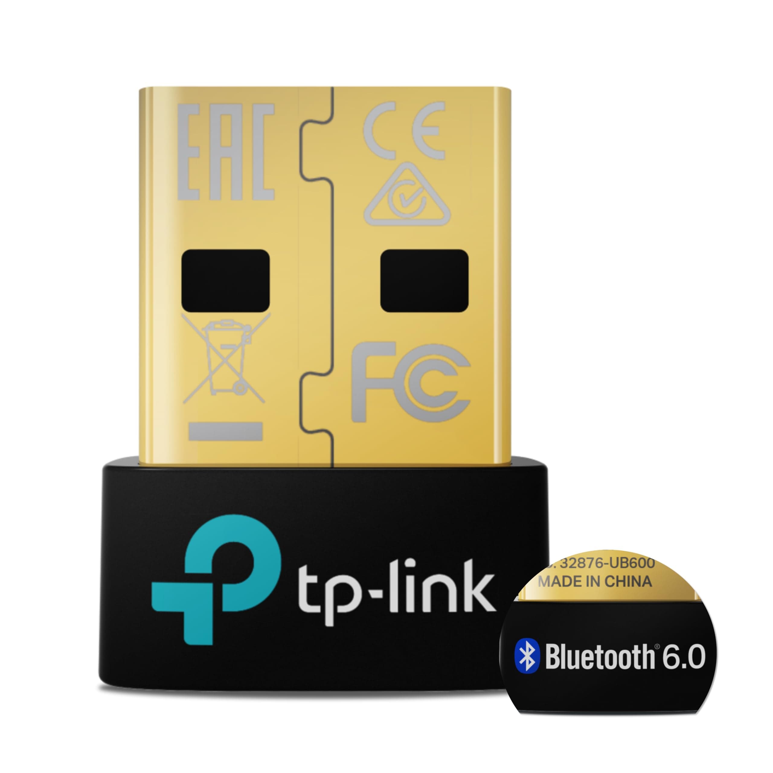 TP-Link UB600 Bluetooth 6.0 Adapter Dongle für PC, USB Bluetooth Stick für Maus/Tastatur/Kopfhörer/Handy/Controller, Plug & Play, nur für Windows 11/10/8.1/7 Bluetooth 6.0 Nano Angebot bei HelloDeals