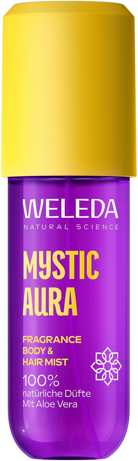 WELEDA Fragrance Body & Hair Mist Mystic Aura - Naturkosmetik Bodyspray/Körperspray mit Orange, Orchidee, Patchouli & Amber Duft erfrischt Haut & Haare (vegan, 95ml) Angebot bei HelloDeals
